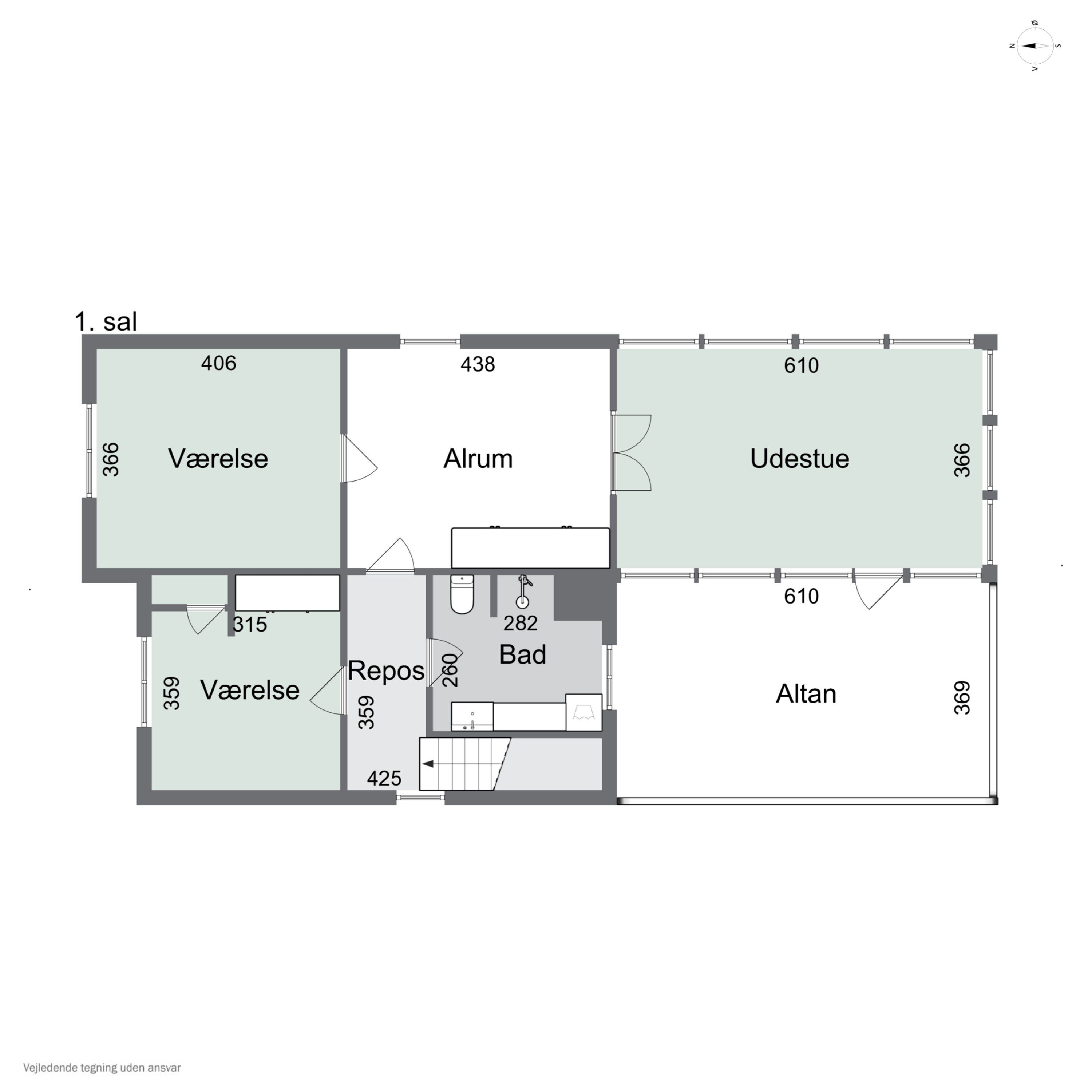 Plantegninger billede af Svendsgade 19, 4200 Slagelse
