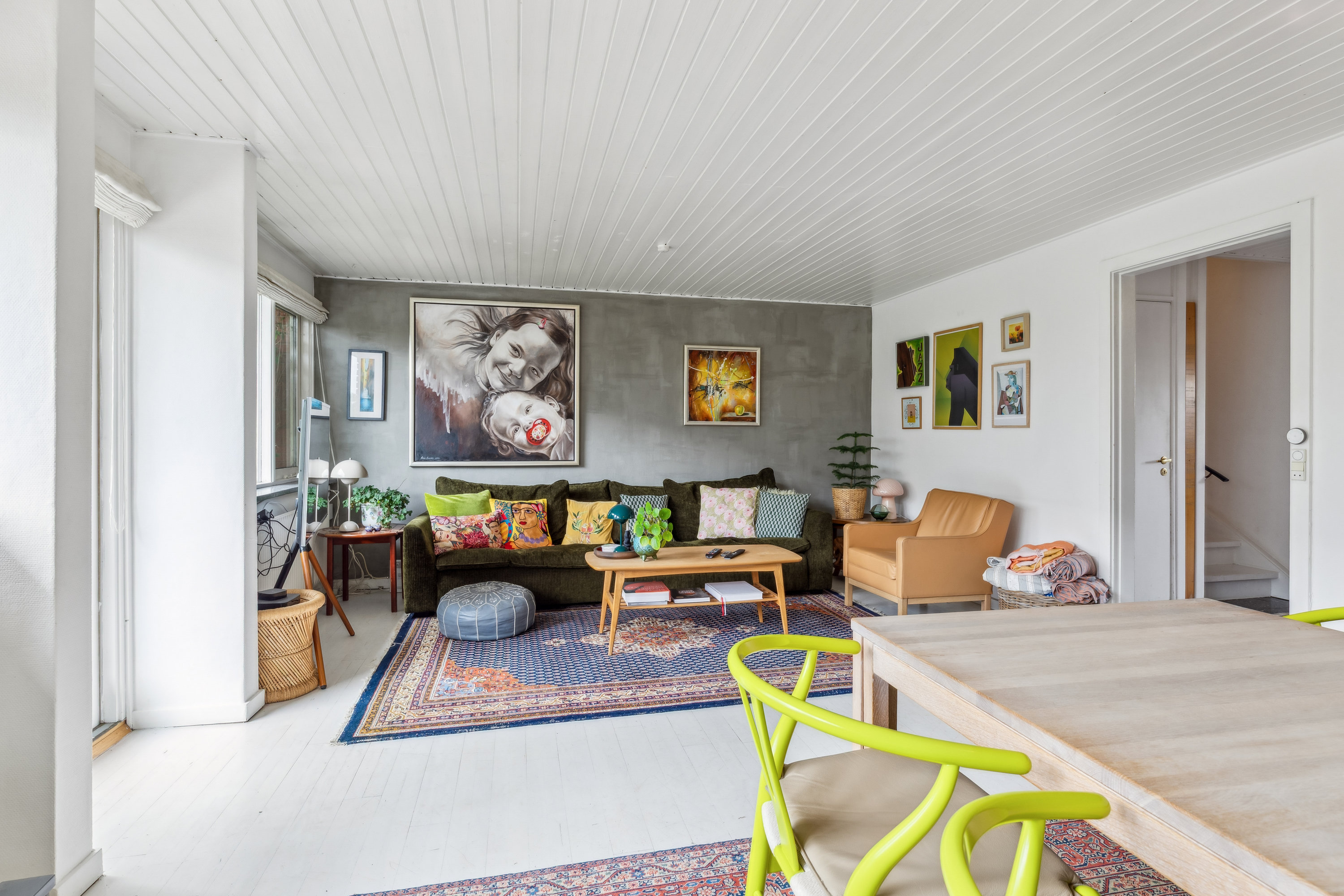 Fremhævet stue billede i fuldskærmstilstand. Billede af Søndertoften 145, 2630 Taastrup