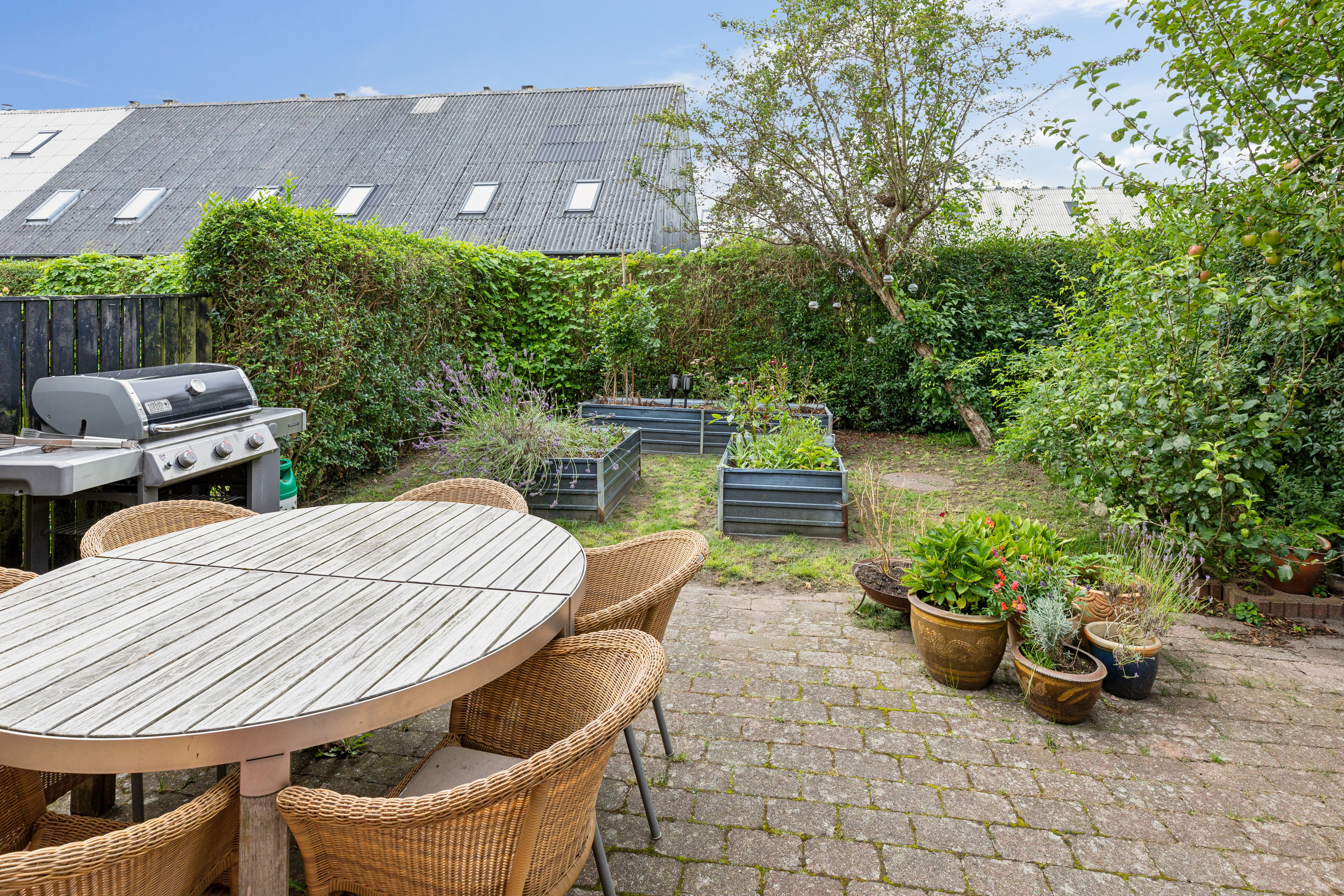 Fremhævet terrasse billede i fuldskærmstilstand. Billede af Søndertoften 145, 2630 Taastrup