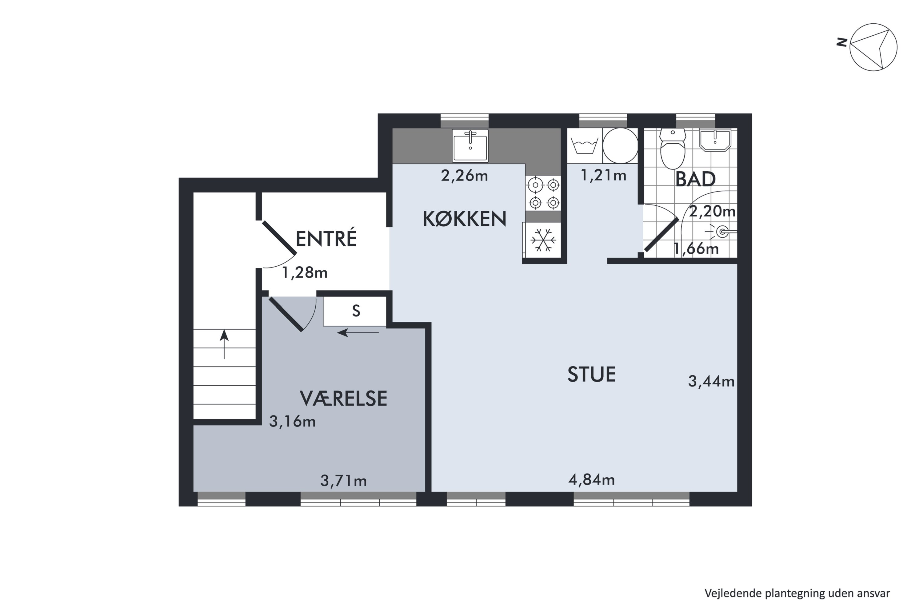 Plantegninger billede af M.P. Bruuns Gade 41B, 1., 8000 Aarhus C