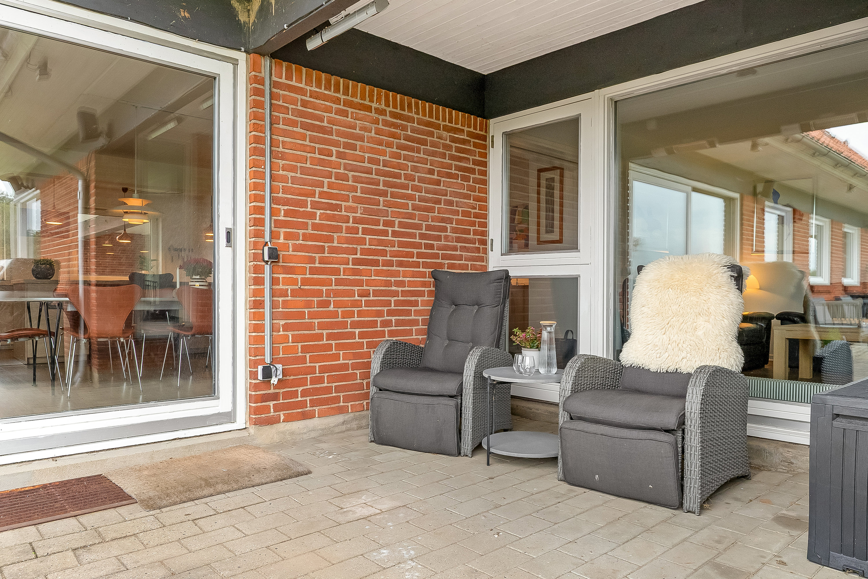 Fremhævet terrasse billede i fuldskærmstilstand. Billede af Agtrup Midtskovvej 115, Agtrup, 6091 Bjert