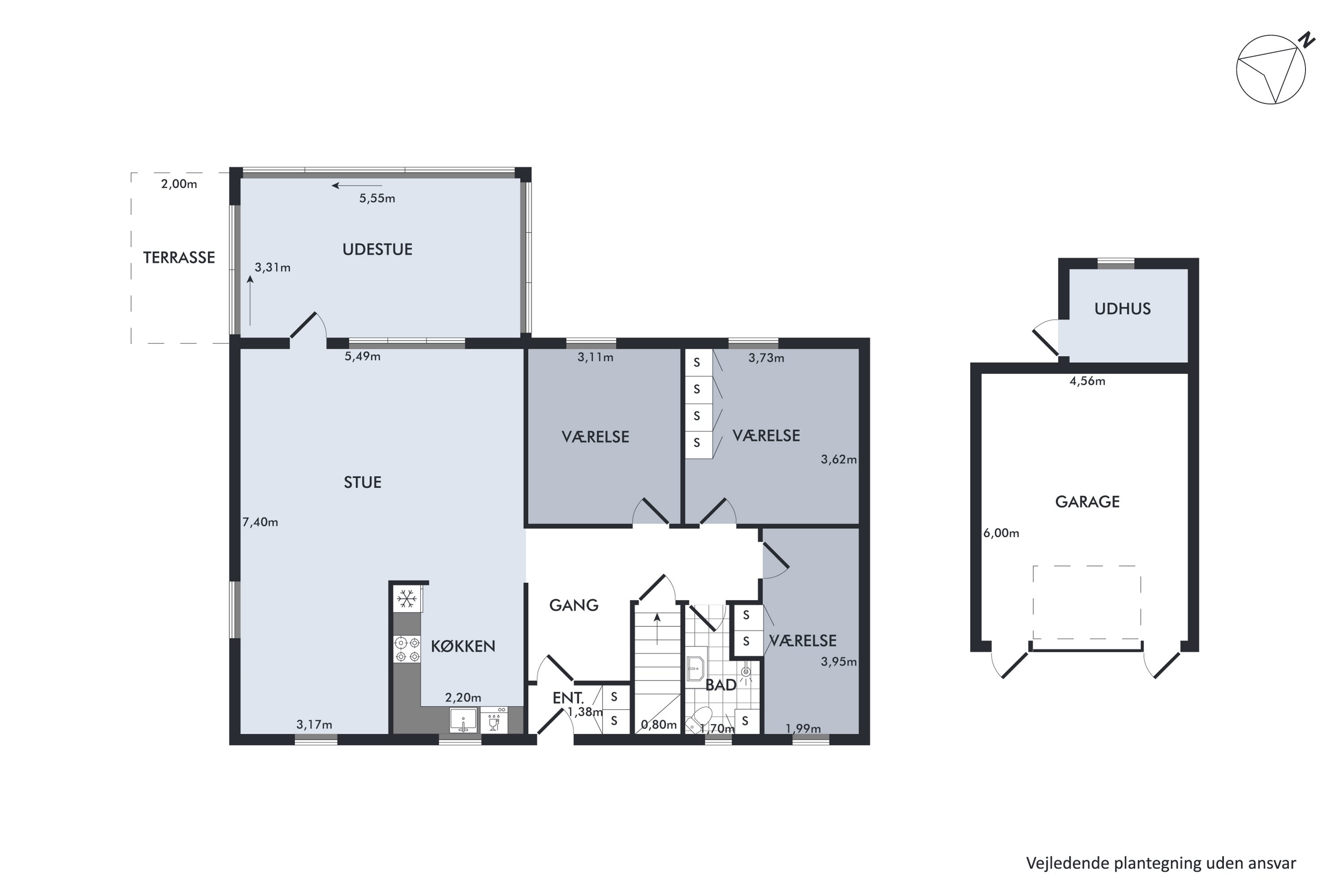 Plantegninger billede af Urbakken 1, Øland, 9460 Brovst