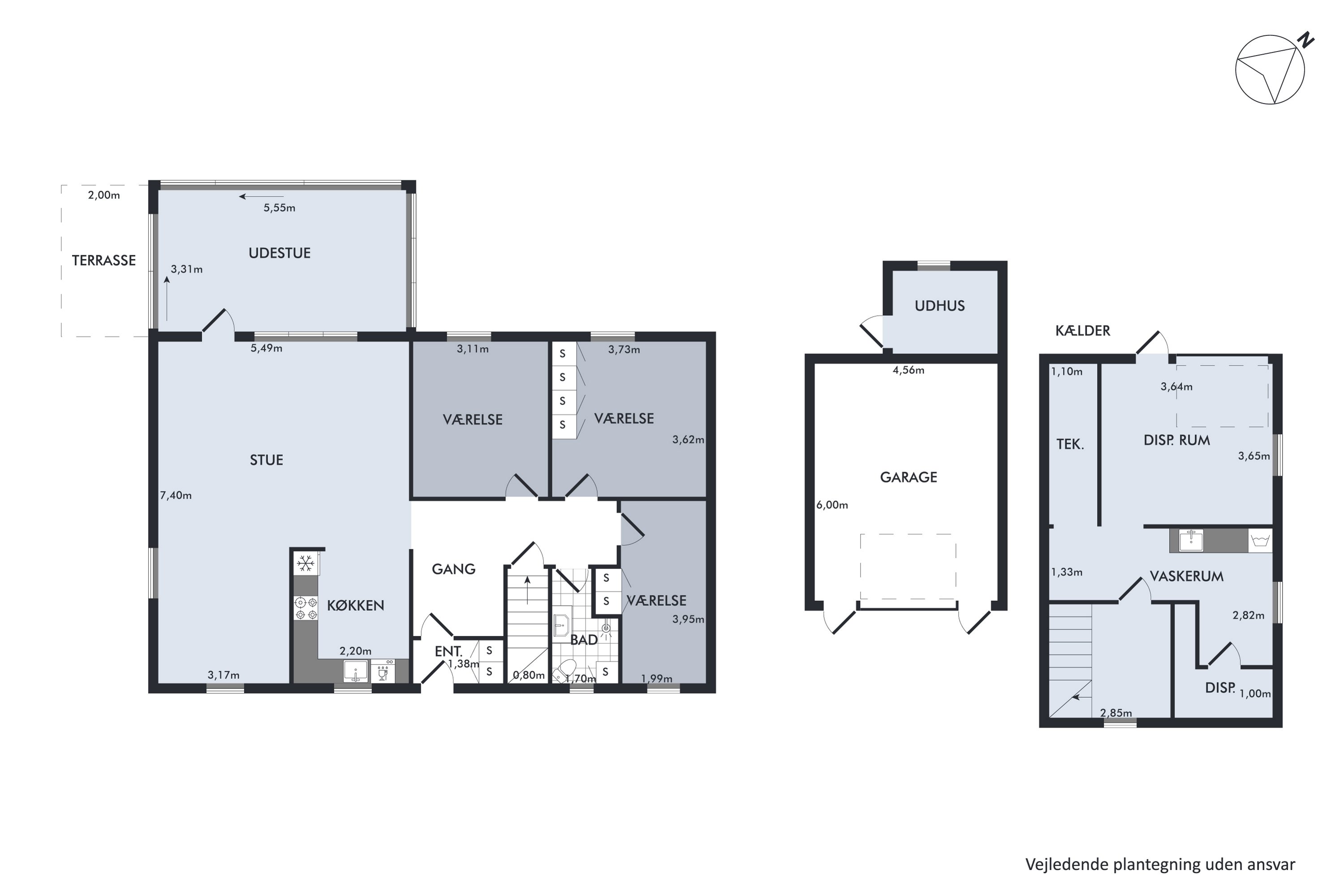 Plantegninger billede af Urbakken 1, Øland, 9460 Brovst