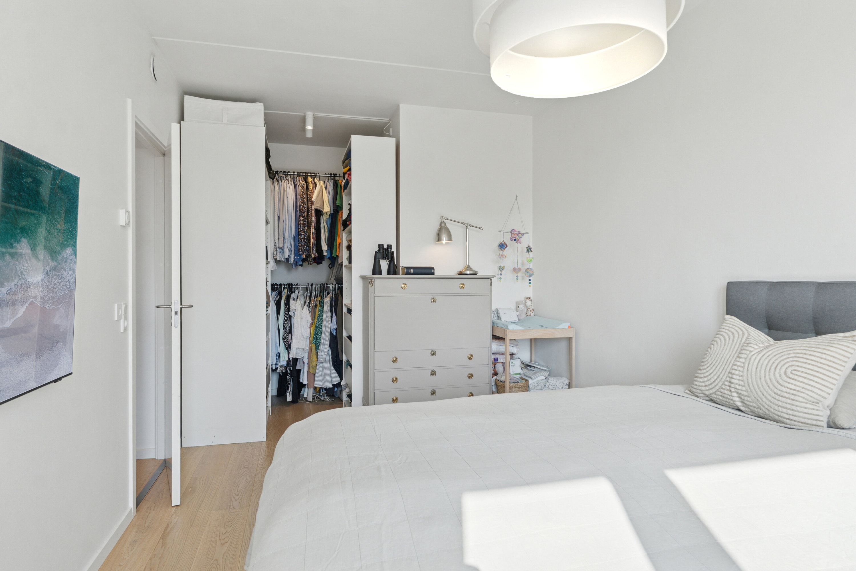 Fremhævet soveværelse billede i fuldskærmstilstand. Billede af Islands Brygge 76, 4. 3., 2300 København S