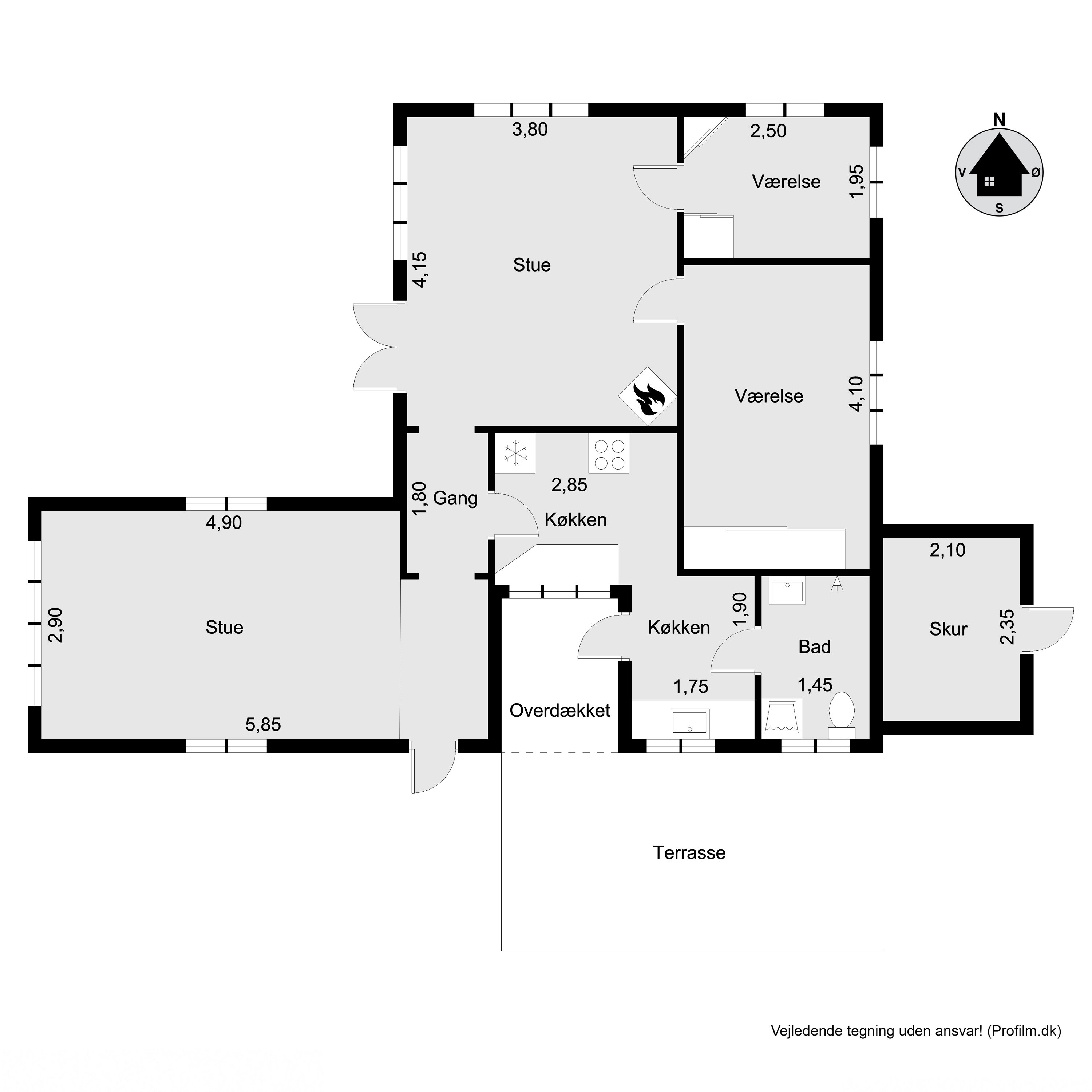 Plantegninger billede af Smidstrup Strandvej 56, Smidstrup, 3250 Gilleleje