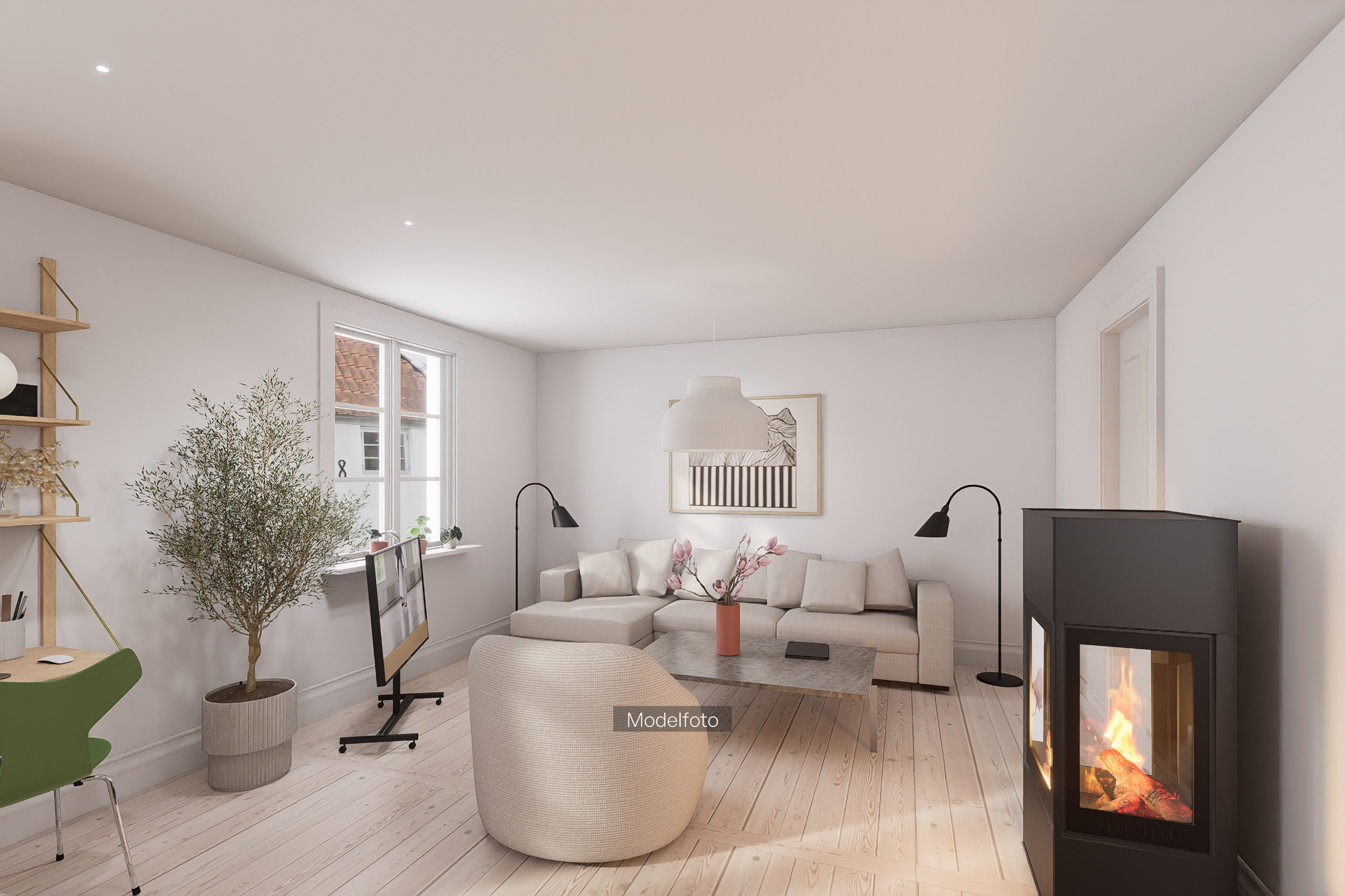 Fremhævet modelfoto billede i fuldskærmstilstand. Billede af Løjt Skolegade 15, Løjt Kirkeby, 6200 Aabenraa