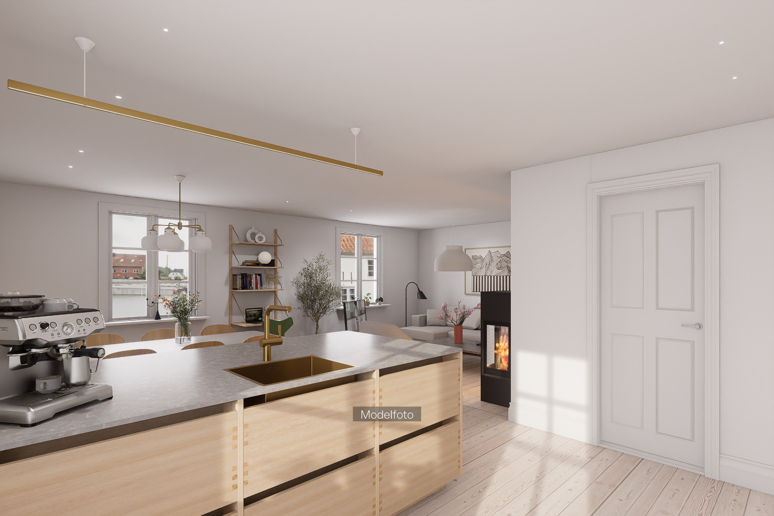 Fremhævet modelfoto billede i fuldskærmstilstand. Billede af Løjt Skolegade 15, Løjt Kirkeby, 6200 Aabenraa