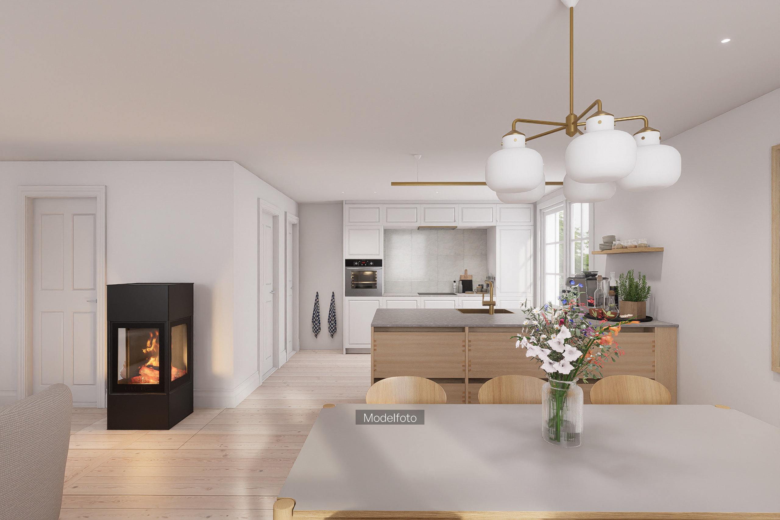 Fremhævet modelfoto billede i fuldskærmstilstand. Billede af Løjt Skolegade 15, Løjt Kirkeby, 6200 Aabenraa