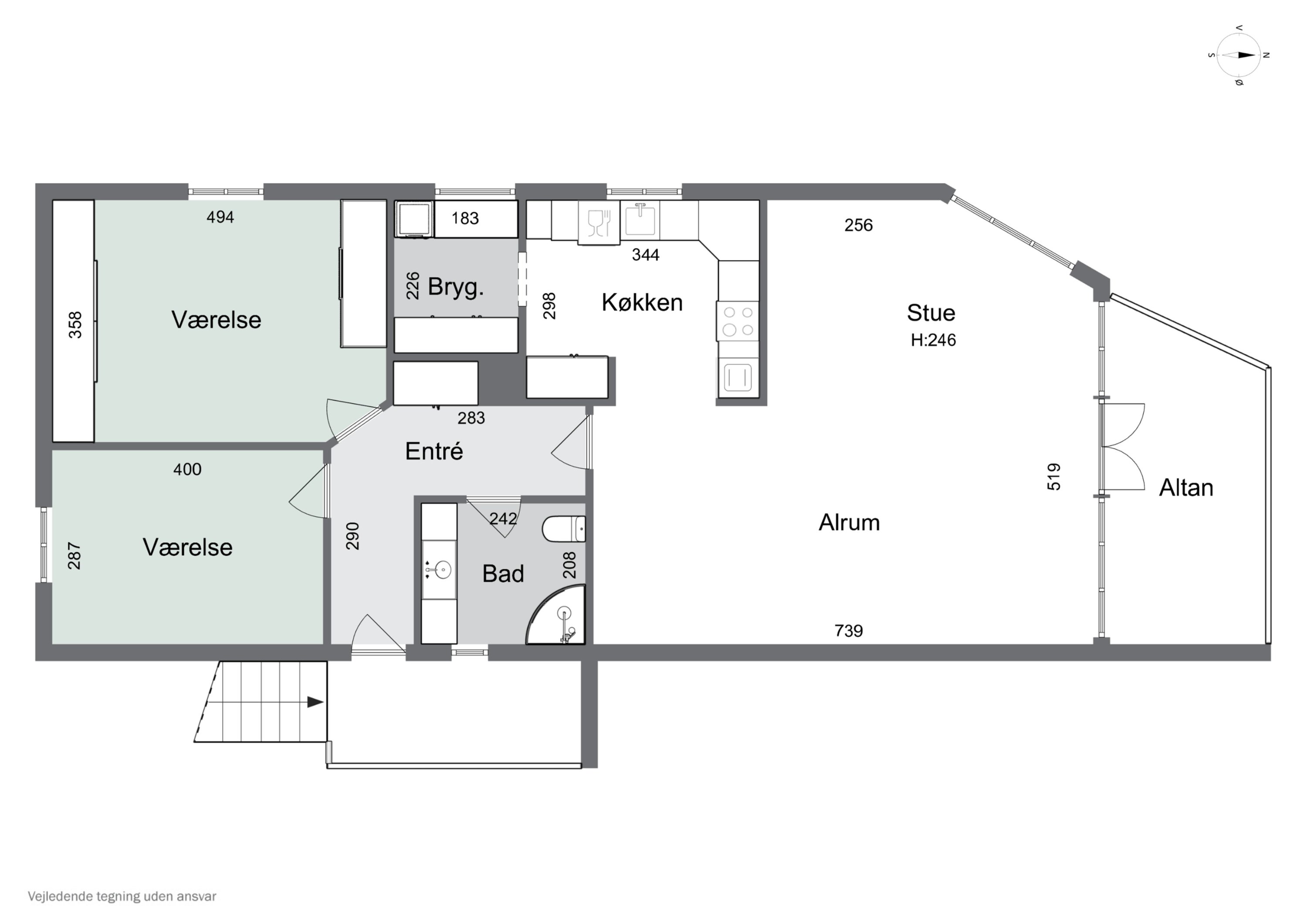 Plantegninger billede af Jernbanevej 12A, 1., 4720 Præstø