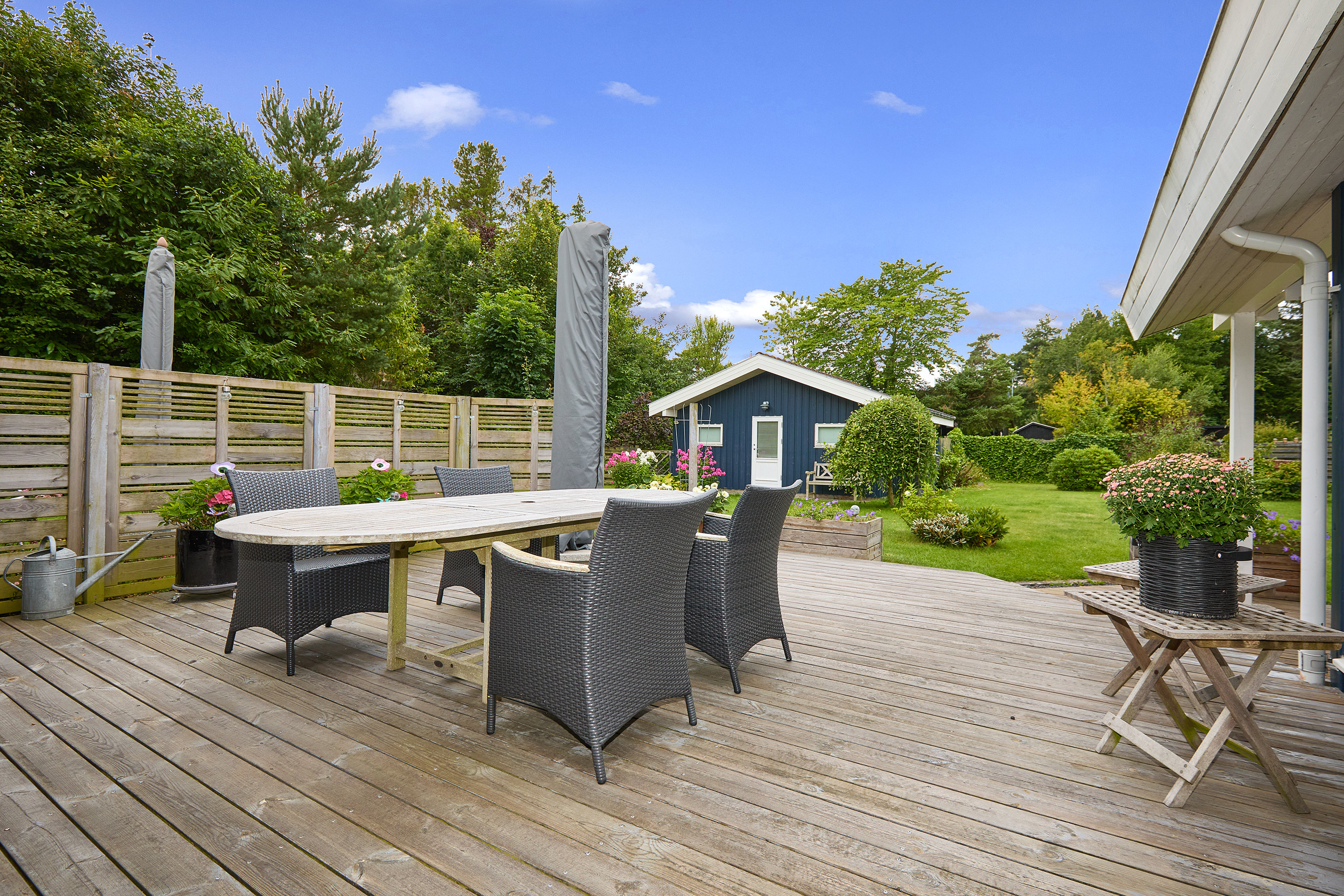 Fremhævet terrasse billede i fuldskærmstilstand. Billede af Frits Nielsens Vej 15, 3210 Vejby