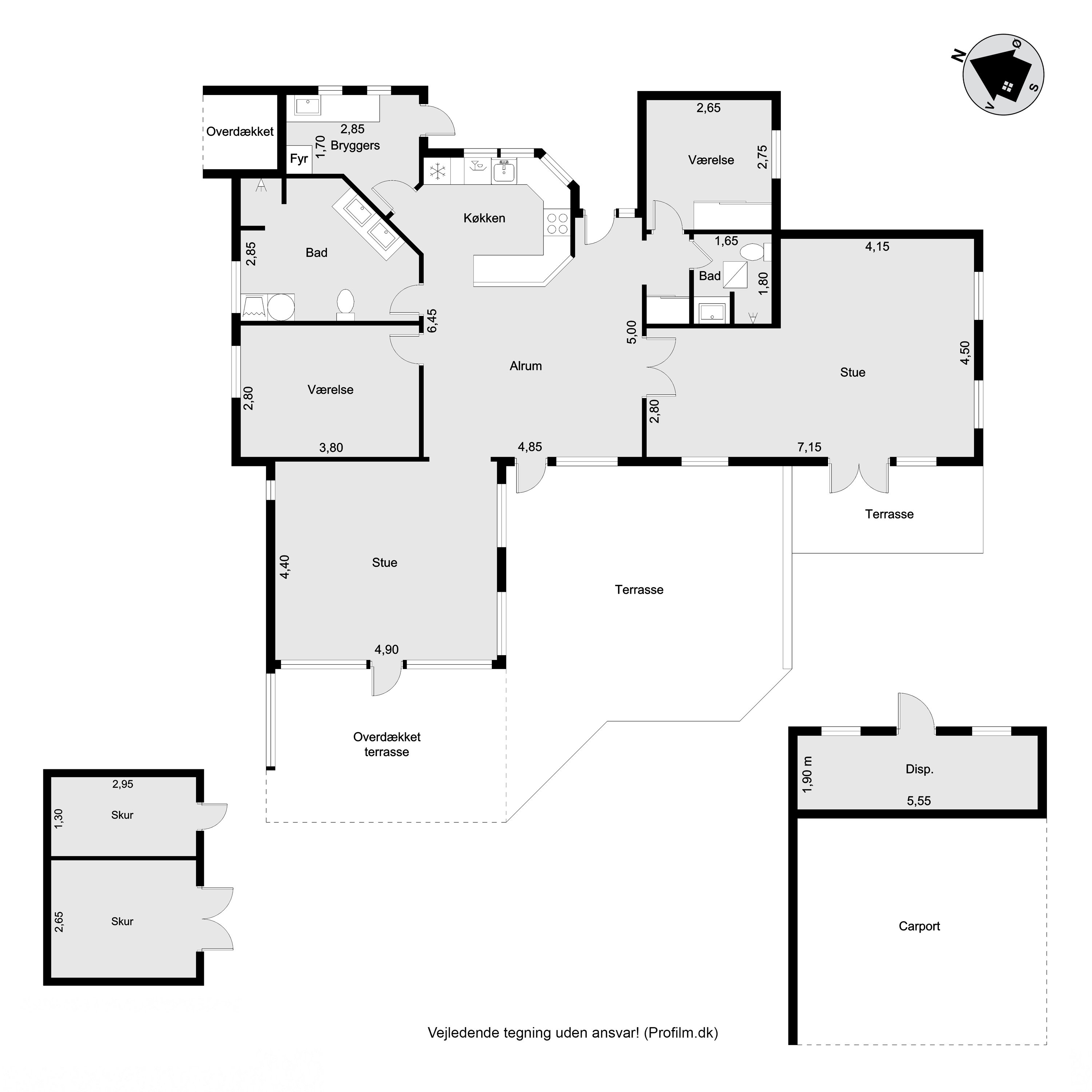 Plantegninger billede af Frits Nielsens Vej 15, 3210 Vejby