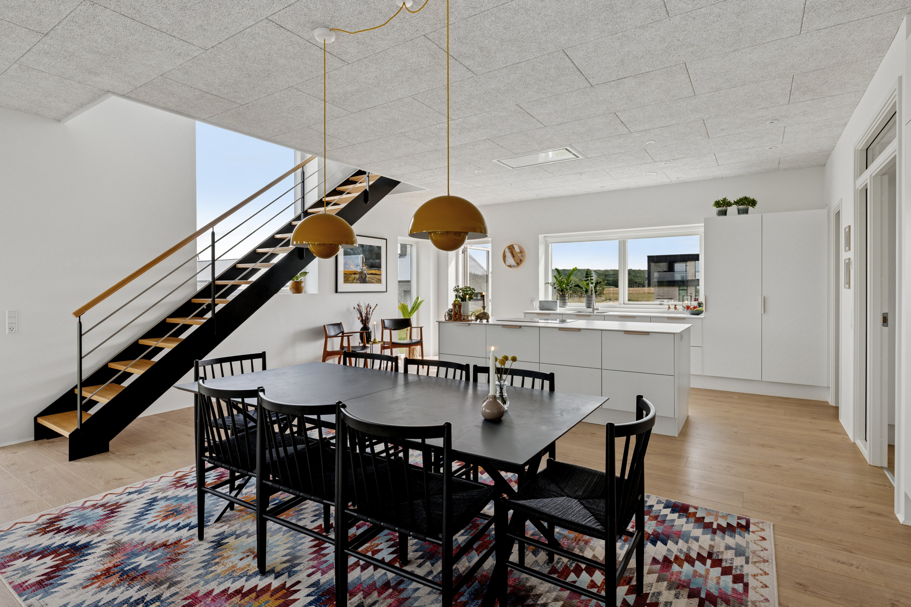 Fremhævet stue billede i fuldskærmstilstand. Billede af Åkanden 28, 8800 Viborg