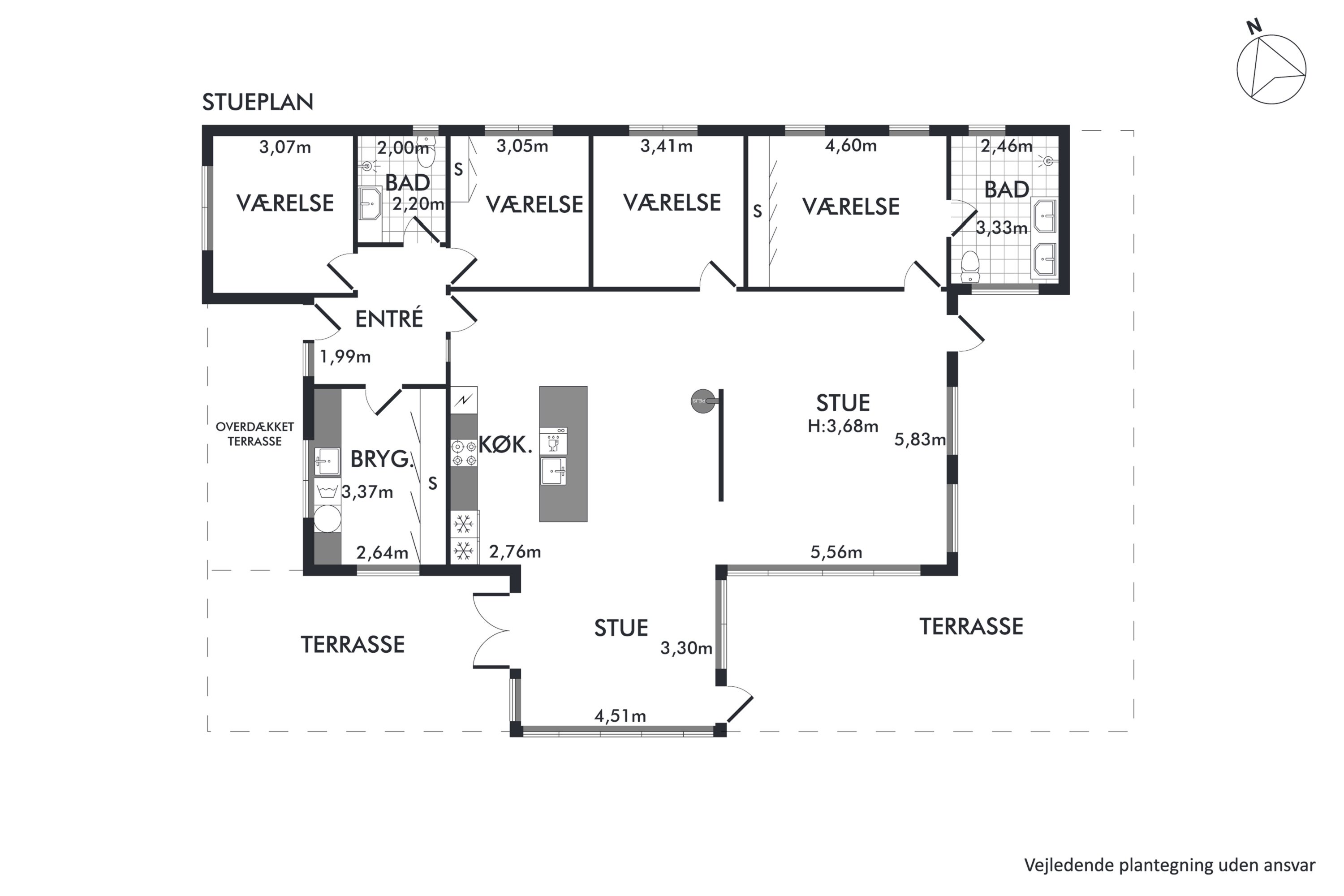 Plantegninger billede af Liseborgvej 45, 8800 Viborg