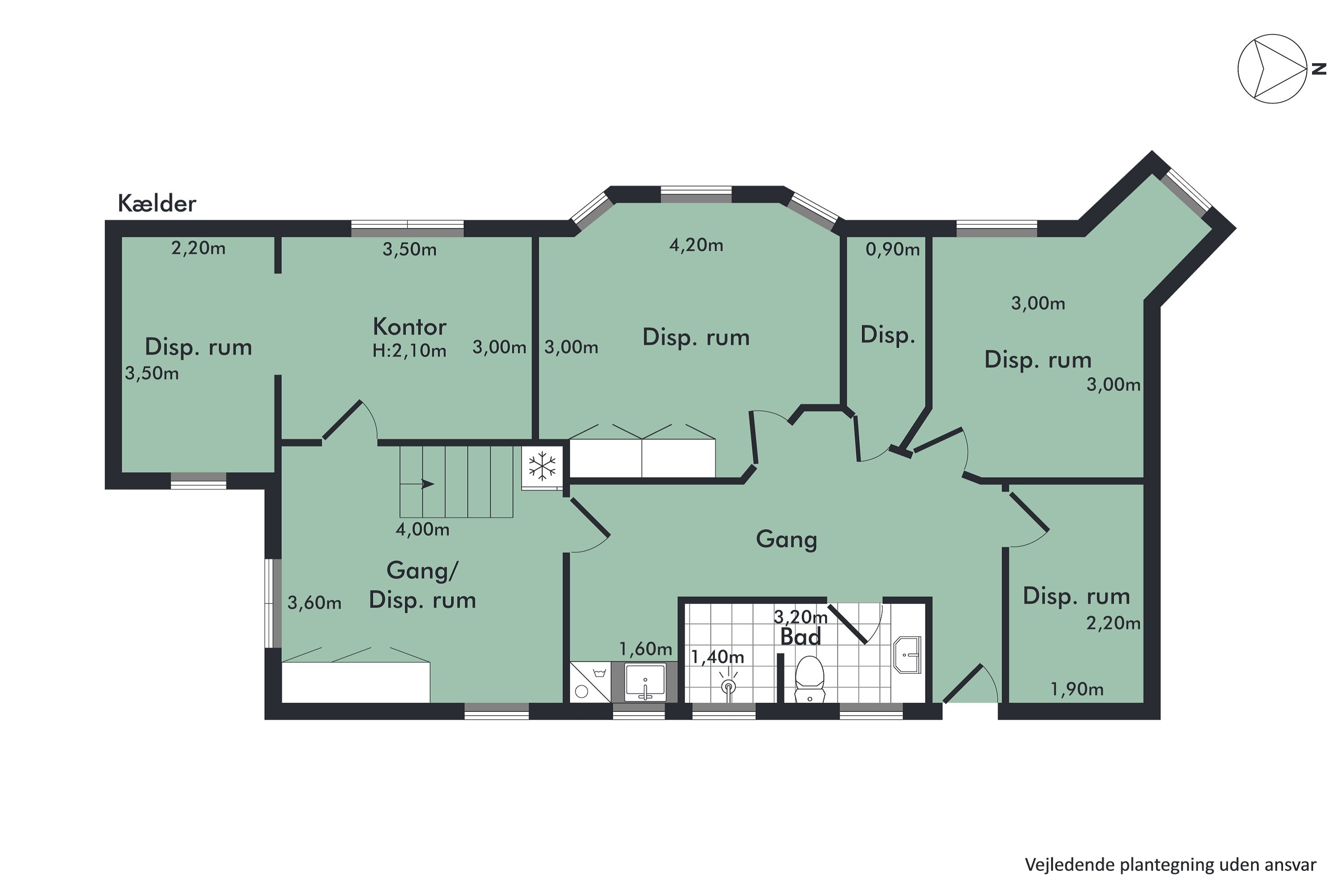 Plantegninger billede af Elme Alle 12, st.., 9000 Aalborg