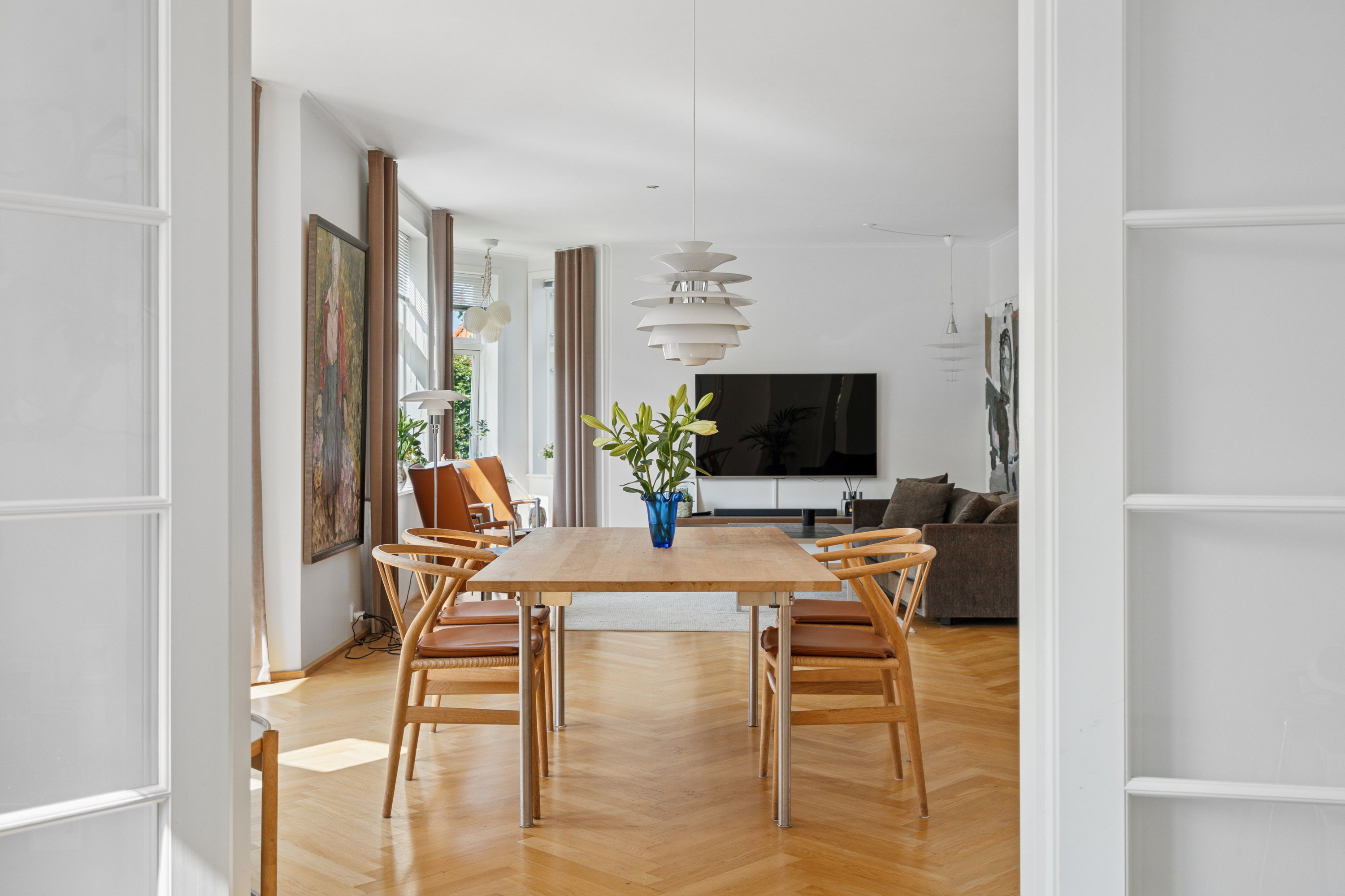 Fremhævet stue billede i fuldskærmstilstand. Billede af Elme Alle 12, st.., 9000 Aalborg