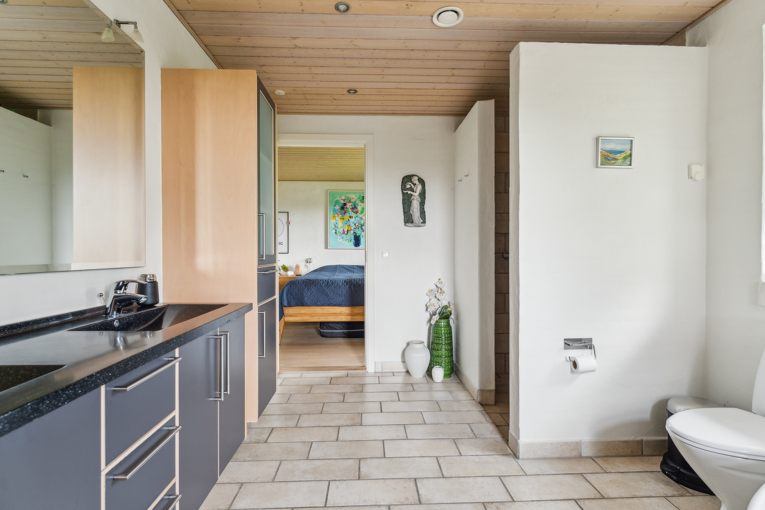 Fremhævet badeværelse billede i fuldskærmstilstand. Billede af Hindbærvej 18, 8840 Rødkærsbro