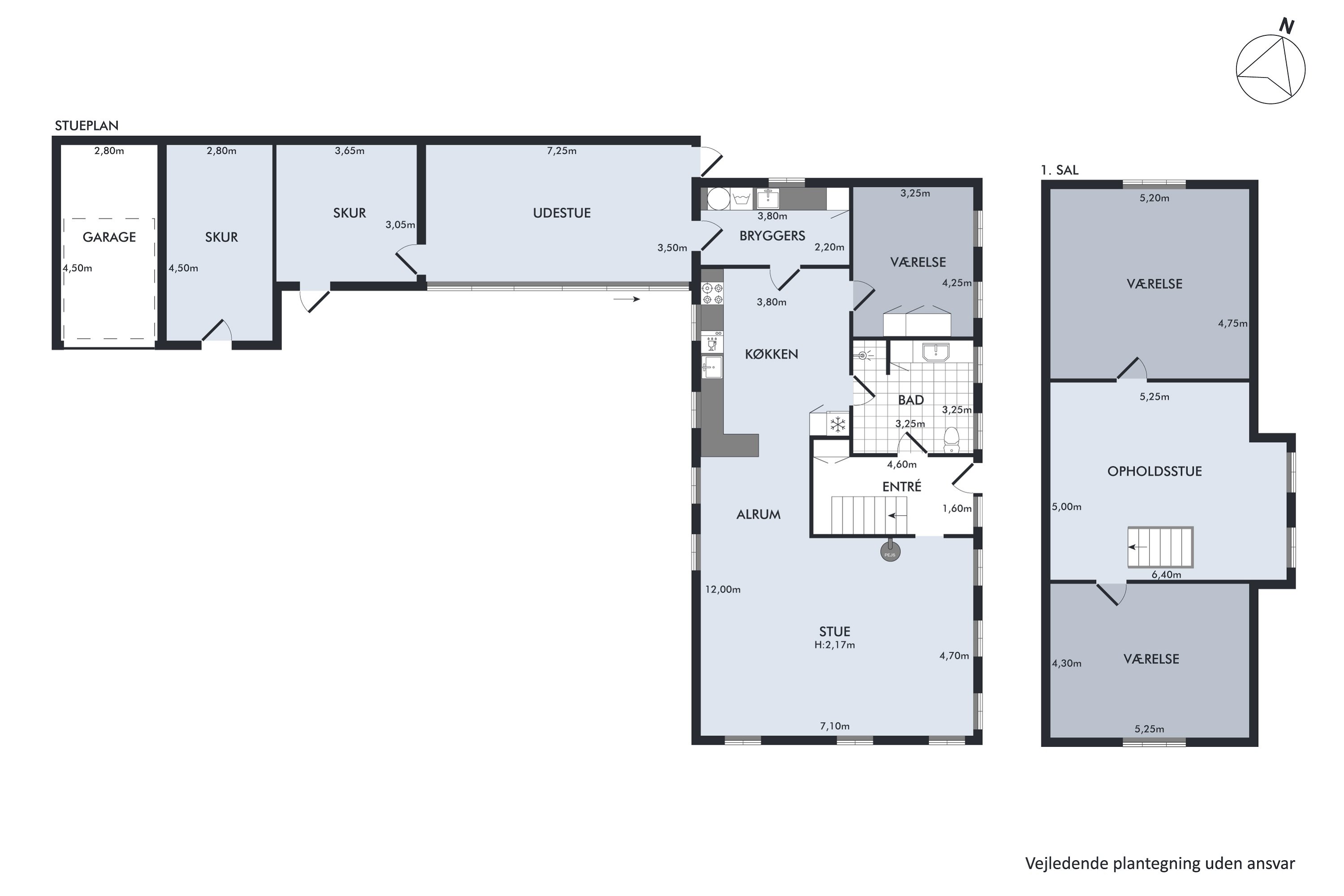 Plantegninger billede af Mammen Byvej 65, 8850 Bjerringbro