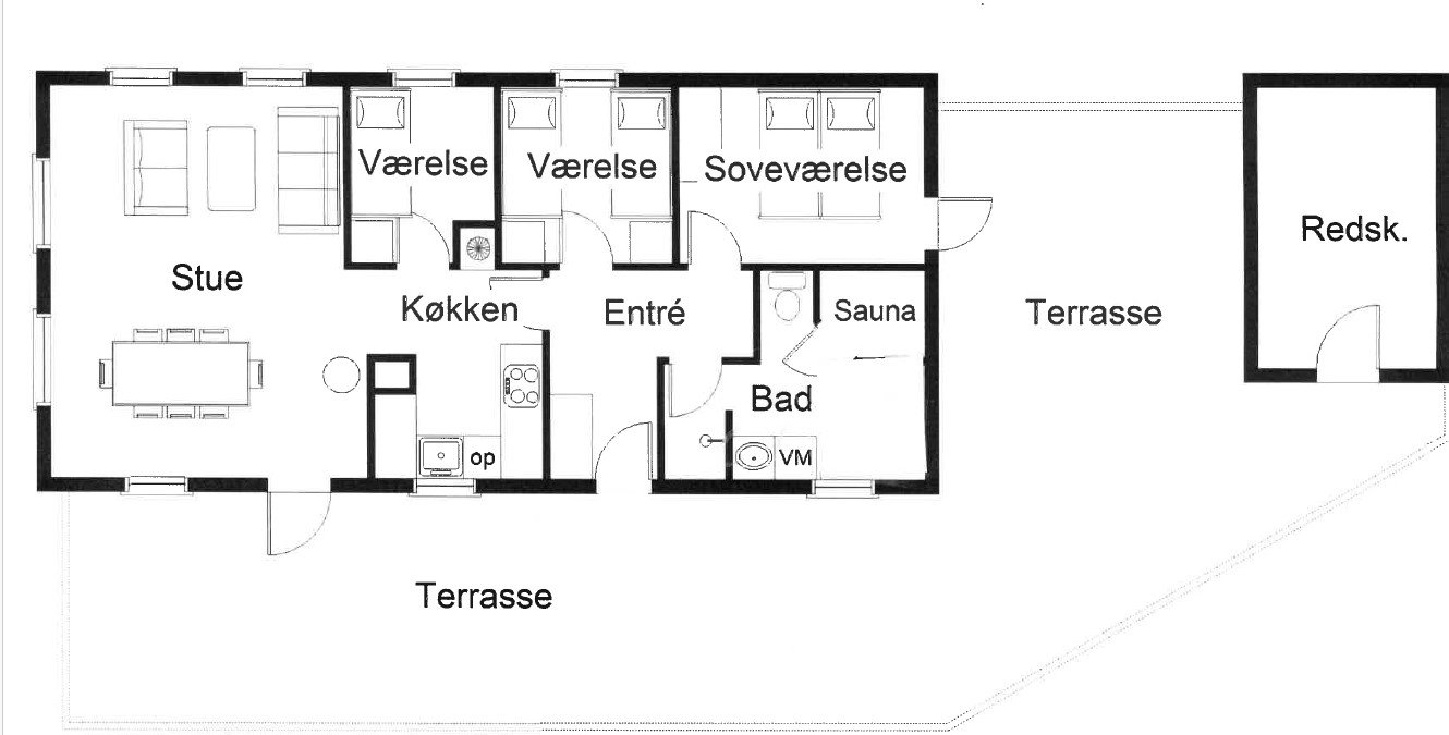 Plantegninger billede af Sundhuse 17, Vedersø, 6990 Ulfborg