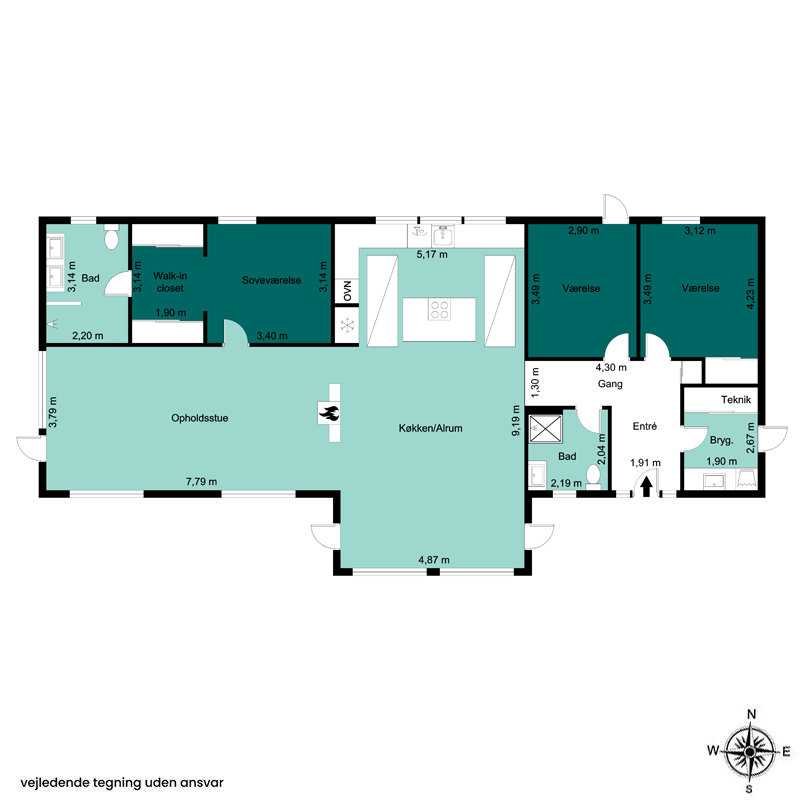 Plantegninger billede af Sangagervej 13, Alsønderup, 3400 Hillerød