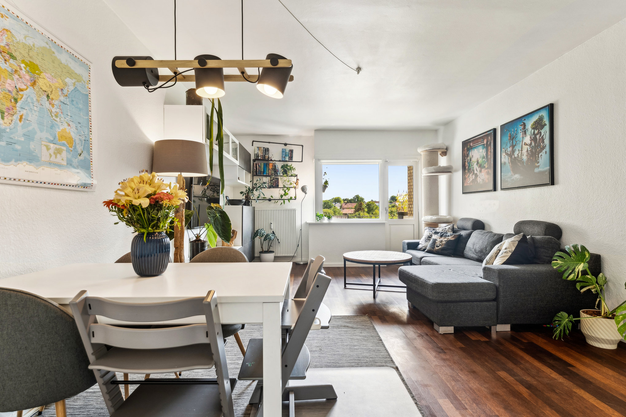 Fremhævet stue billede i fuldskærmstilstand. Billede af Århusvej 22C, 1. tv., 8940 Randers SV