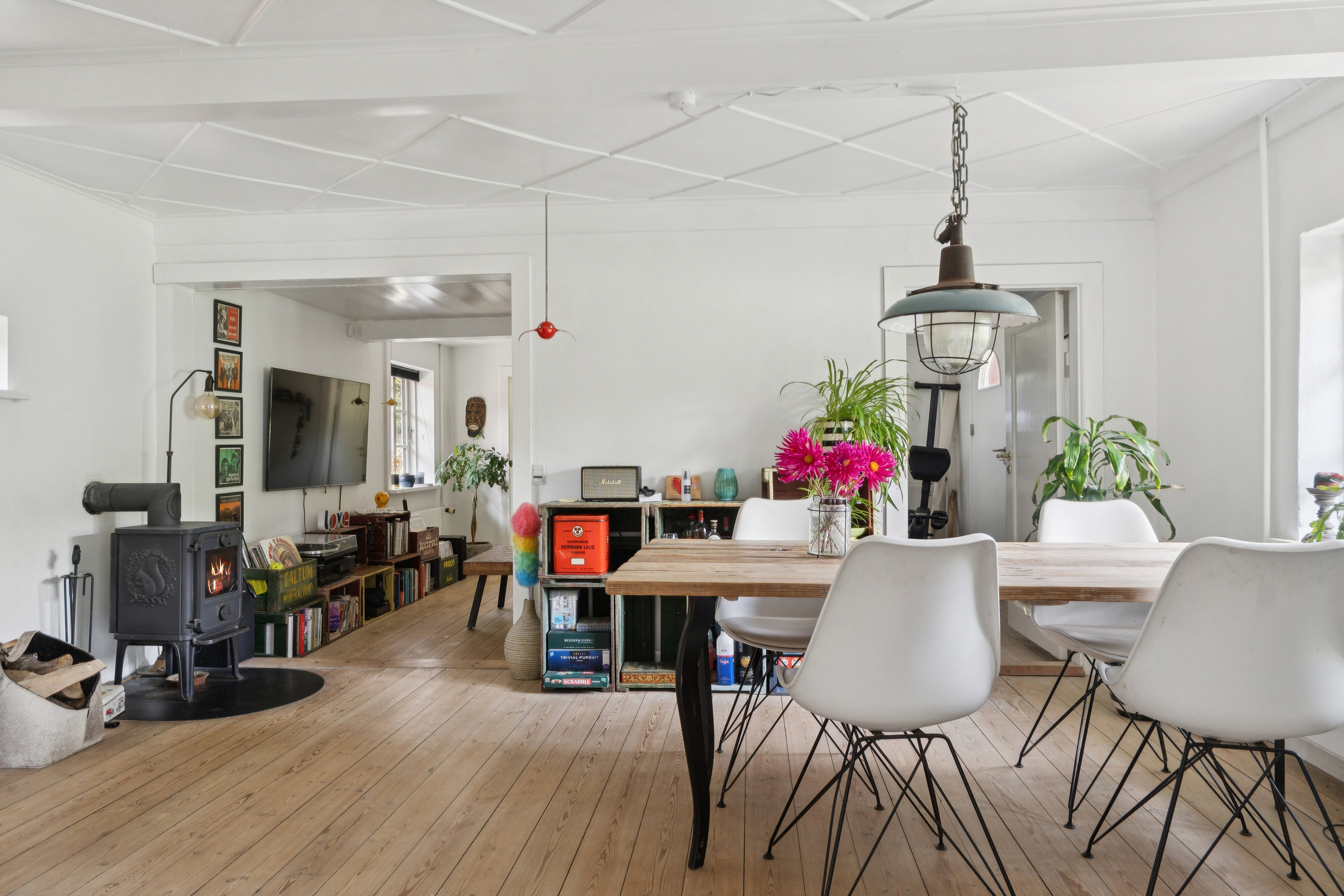 Fremhævet spisestue billede i fuldskærmstilstand. Billede af Smedestræde 2, Skibinge, 4720 Præstø