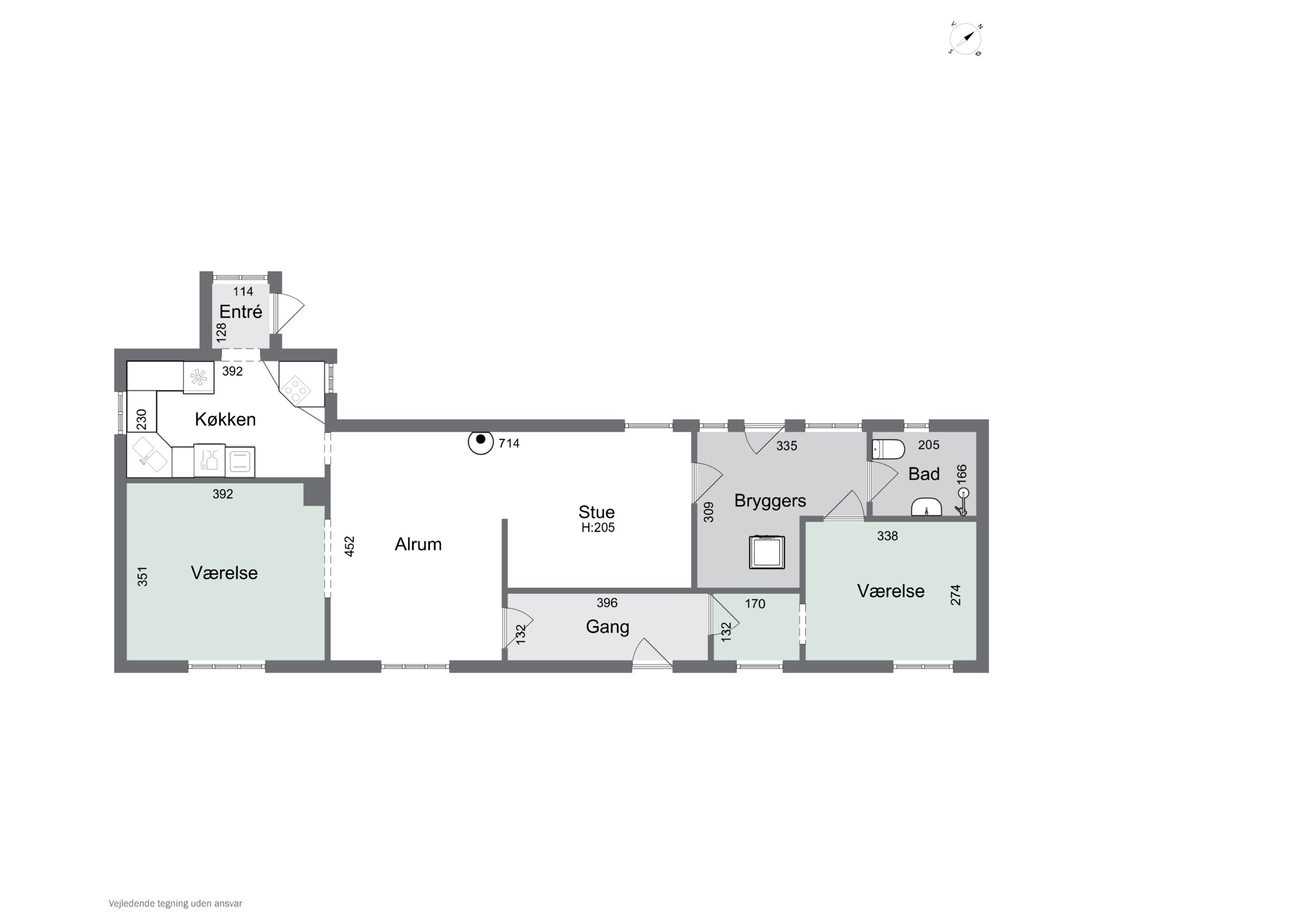 Plantegninger billede af Smedestræde 2, Skibinge, 4720 Præstø