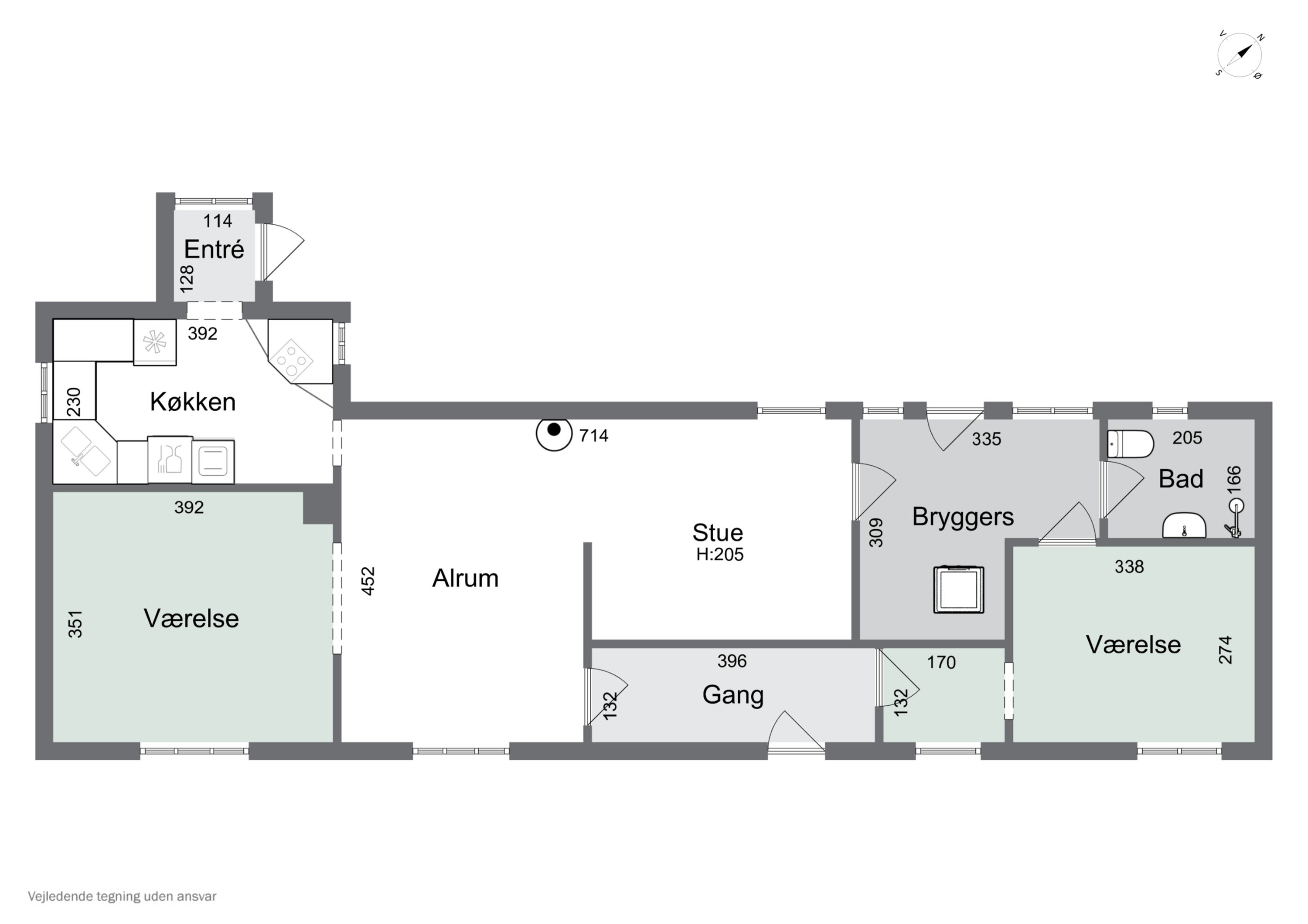 Plantegninger billede af Smedestræde 2, Skibinge, 4720 Præstø
