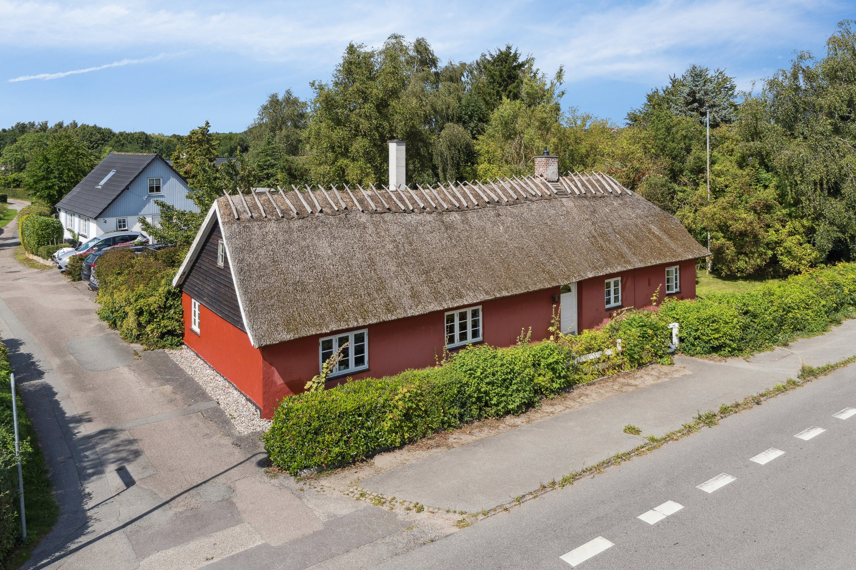 Fremhævet set fra vejen billede i fuldskærmstilstand. Billede af Smedestræde 2, Skibinge, 4720 Præstø