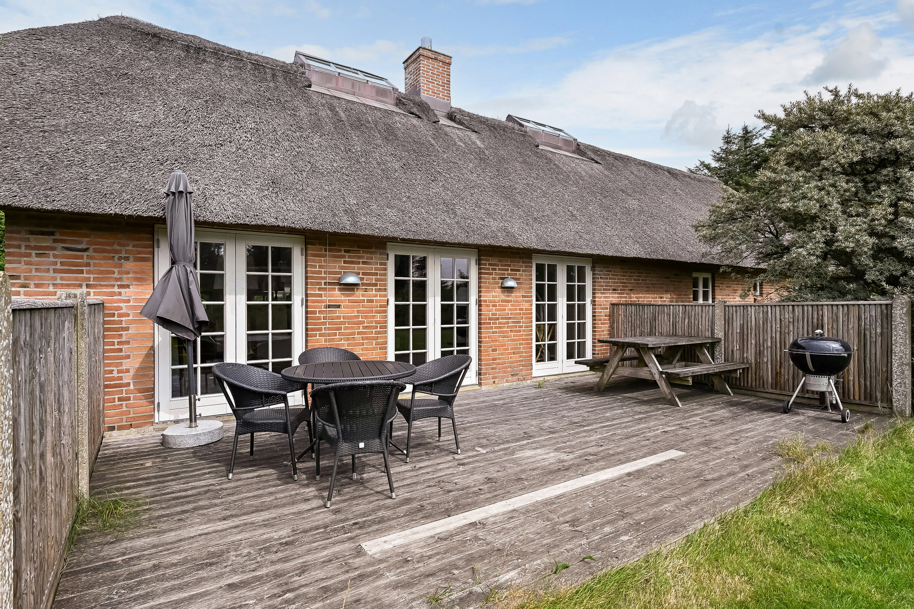 Fremhævet terrasse billede i fuldskærmstilstand. Billede af Sundhuse 26, Vedersø, 6990 Ulfborg