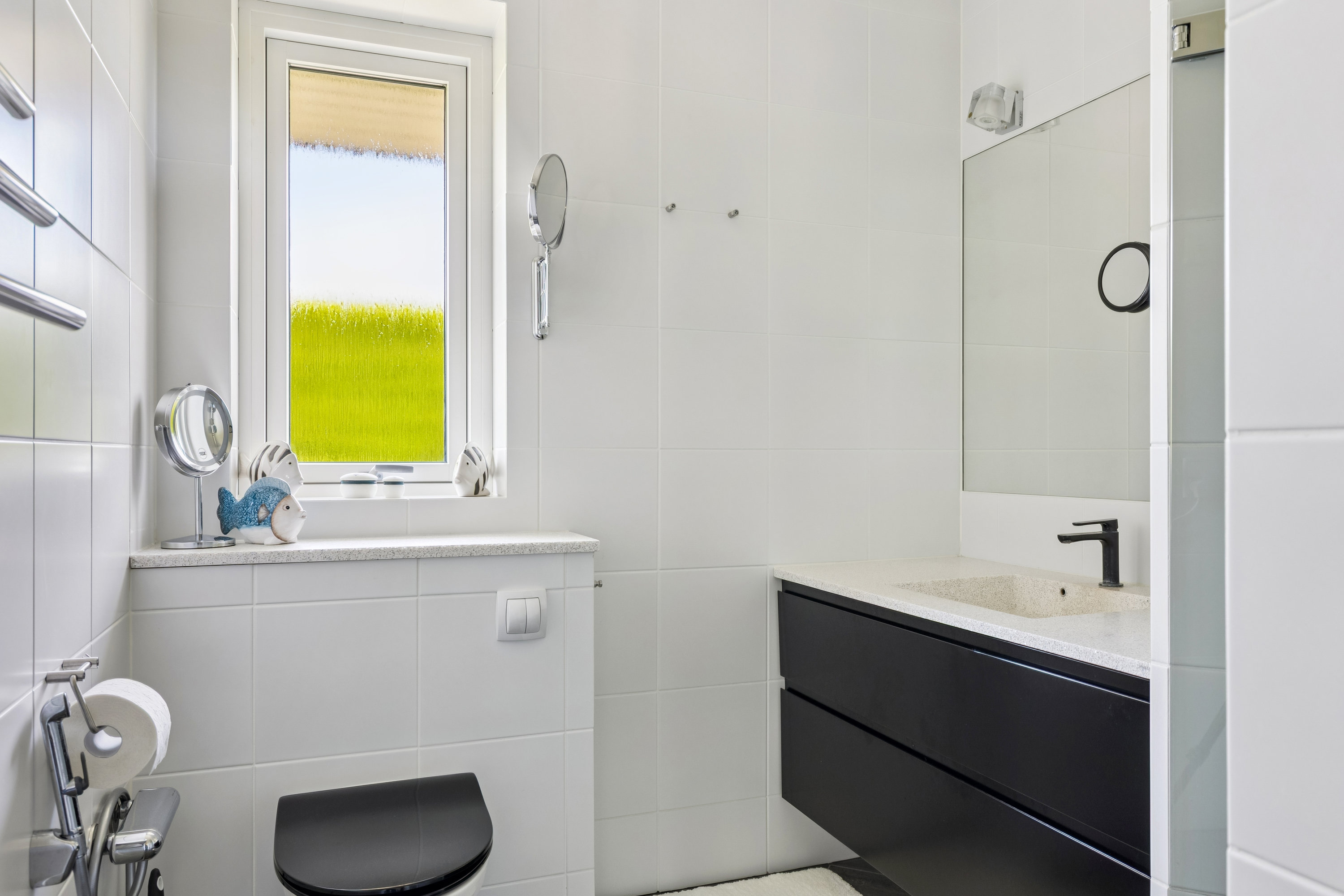 Fremhævet badeværelse billede i fuldskærmstilstand. Billede af Bonderosevej 8, 4450 Jyderup