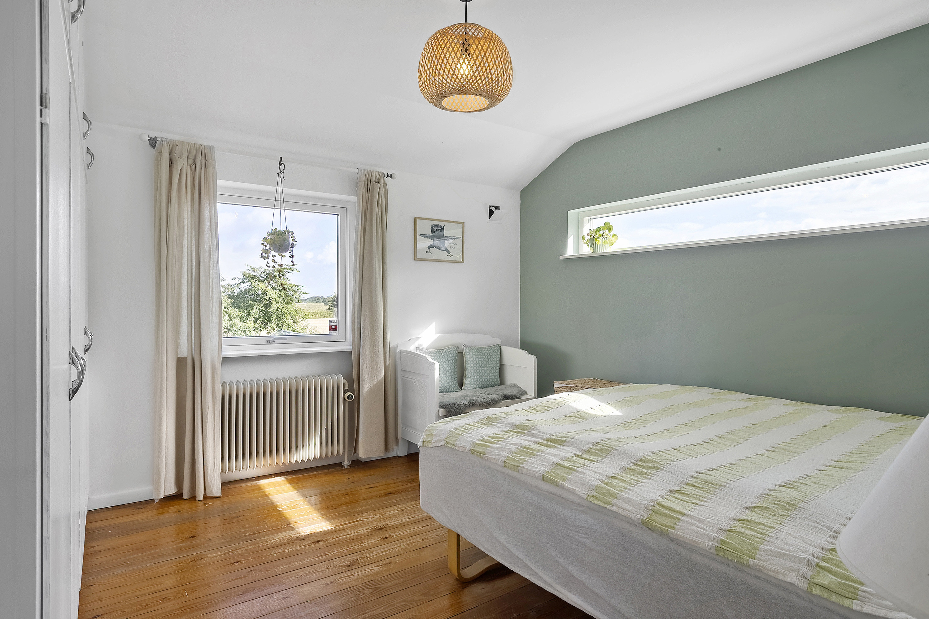 Fremhævet soveværelse billede i fuldskærmstilstand. Billede af Hestehaven 32, Marstrup, 6100 Haderslev