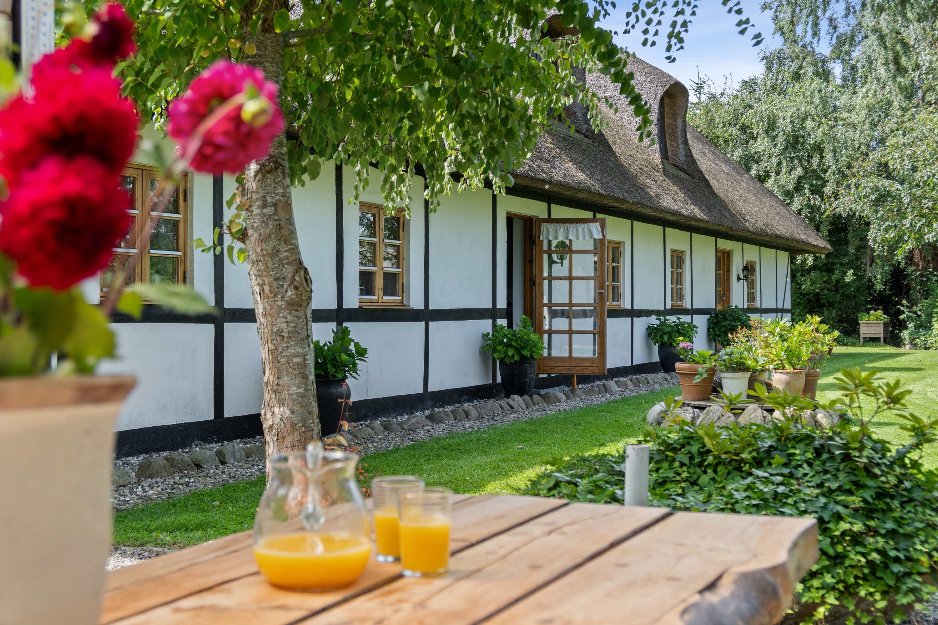 Fremhævet set fra haven billede i fuldskærmstilstand. Billede af Vesterskovvej 11, Bårse, 4750 Lundby