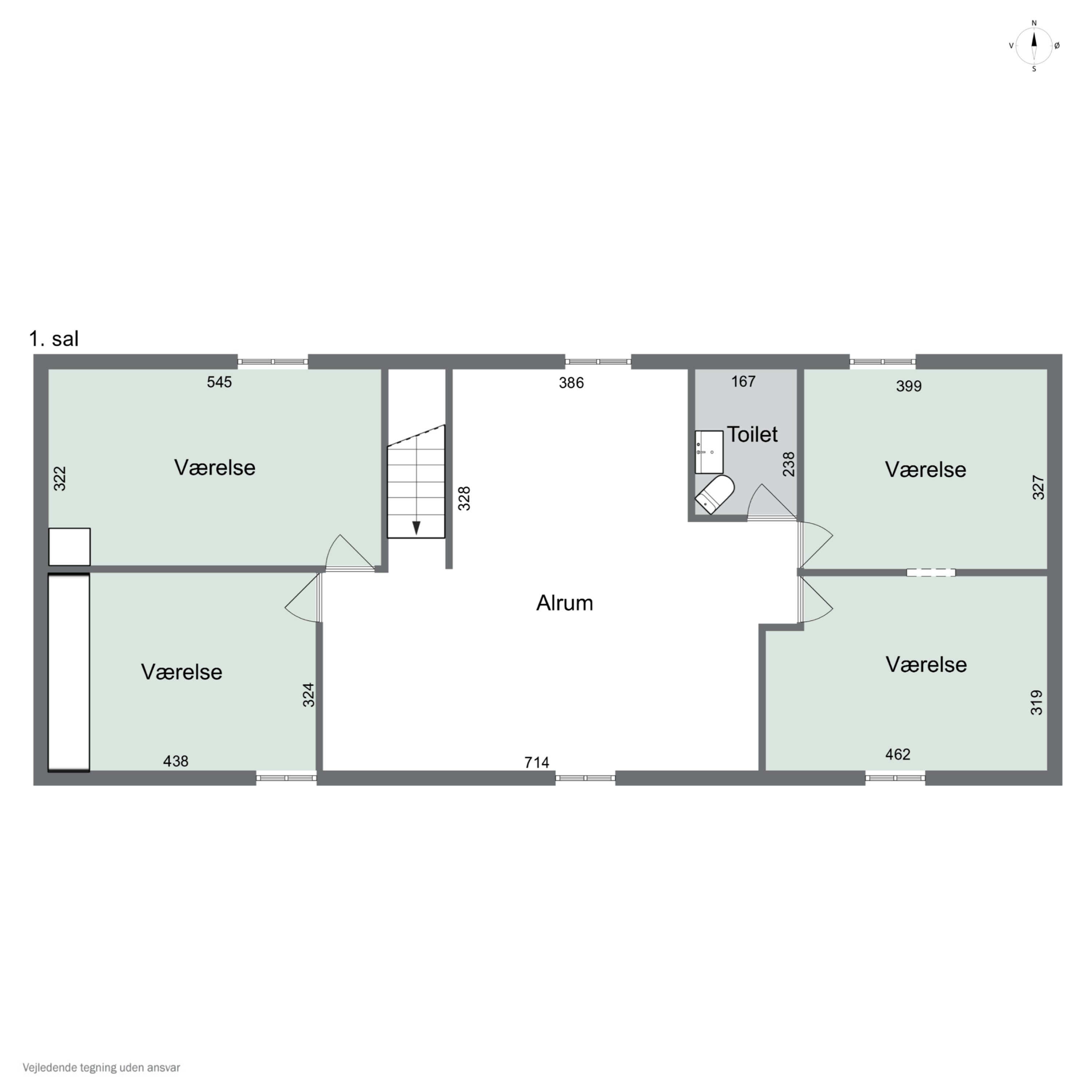 Plantegninger billede af Vesterskovvej 11, Bårse, 4750 Lundby