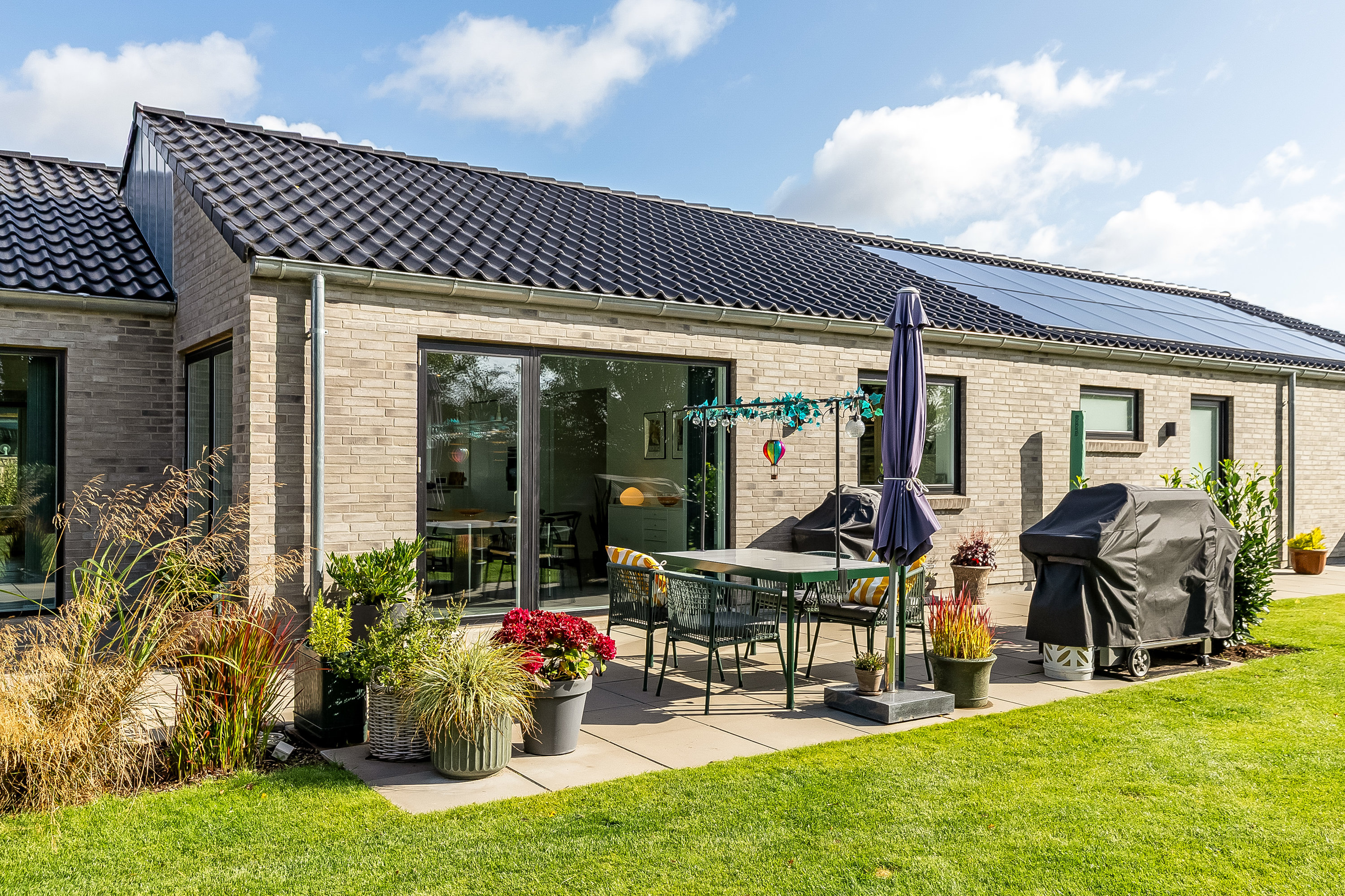 Fremhævet terrasse billede i fuldskærmstilstand. Billede af Hørvænget 13, Vonsild, 6000 Kolding