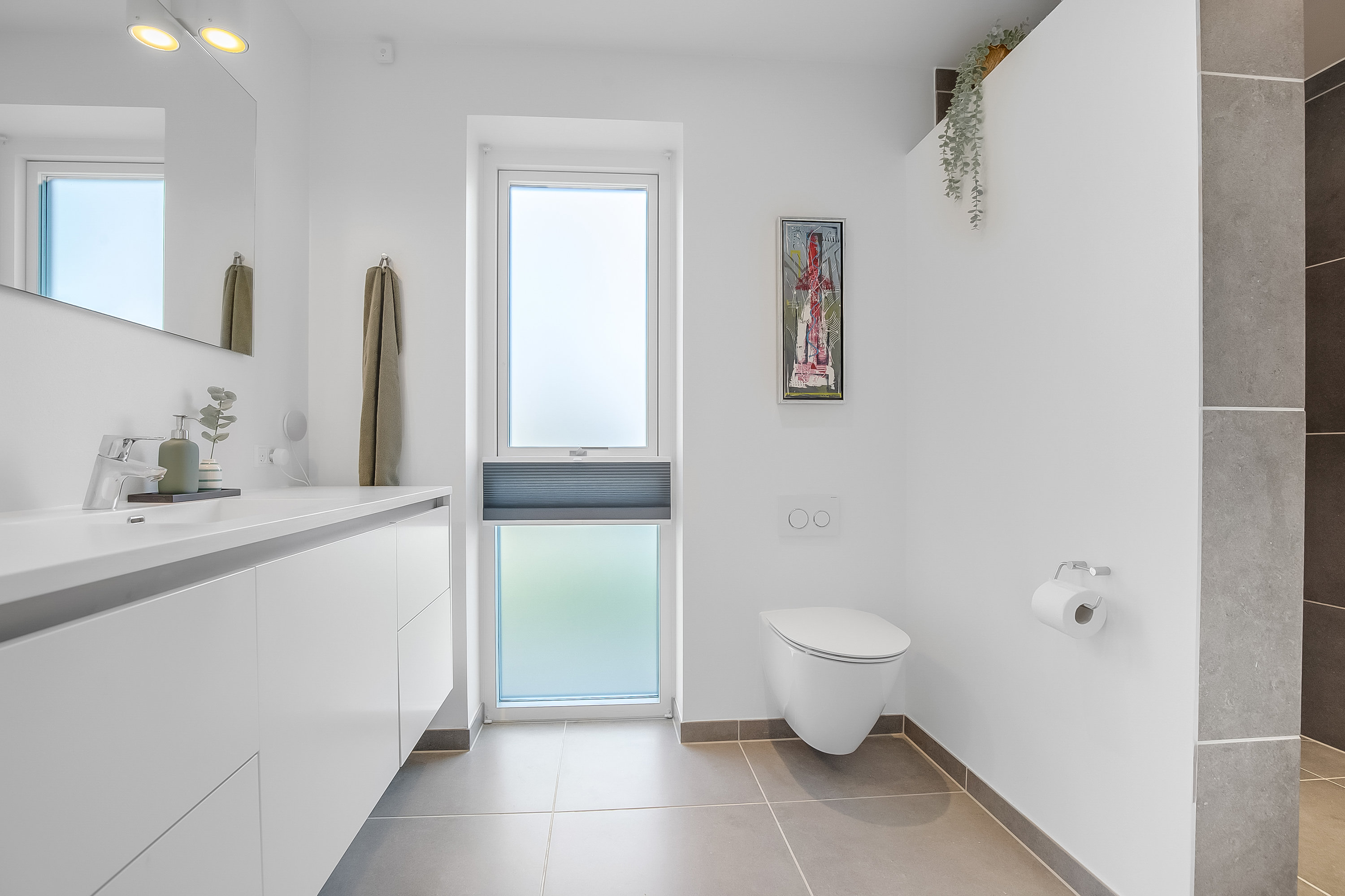 Fremhævet badeværelse billede i fuldskærmstilstand. Billede af Hørvænget 13, Vonsild, 6000 Kolding