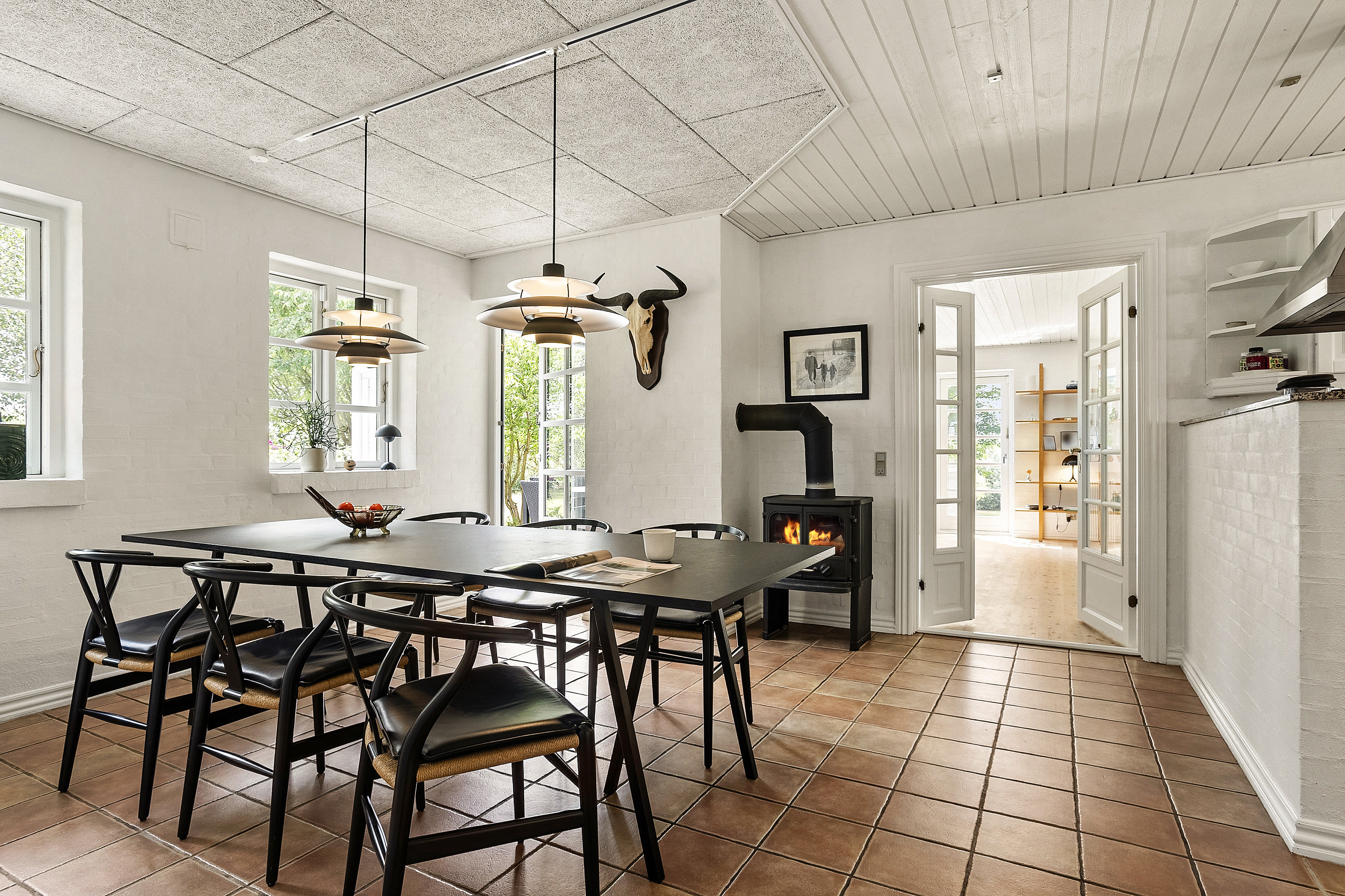 Fremhævet spisestue billede i fuldskærmstilstand. Billede af Gestenvej 31, 6600 Vejen