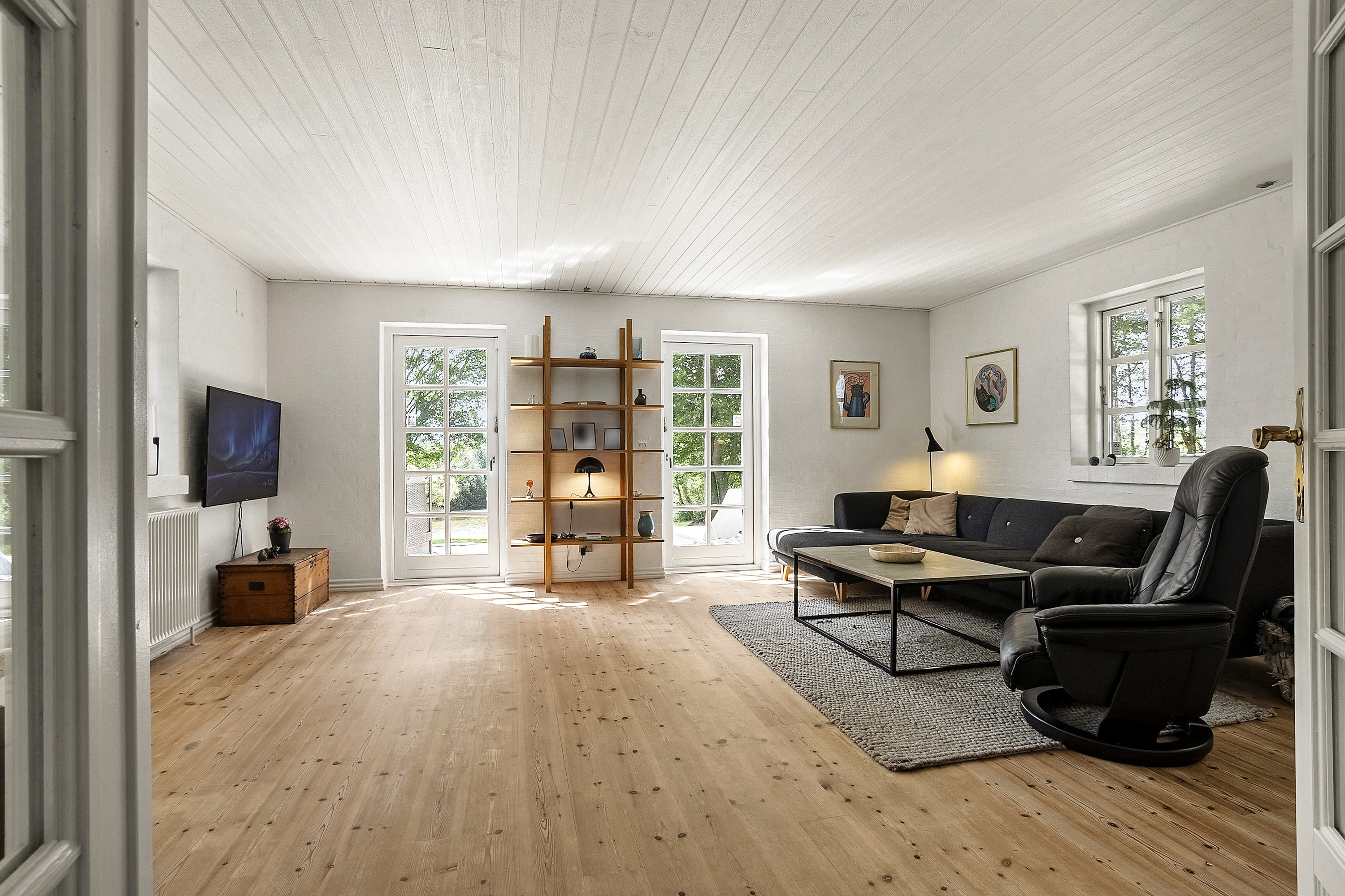 Fremhævet stue billede i fuldskærmstilstand. Billede af Gestenvej 31, 6600 Vejen