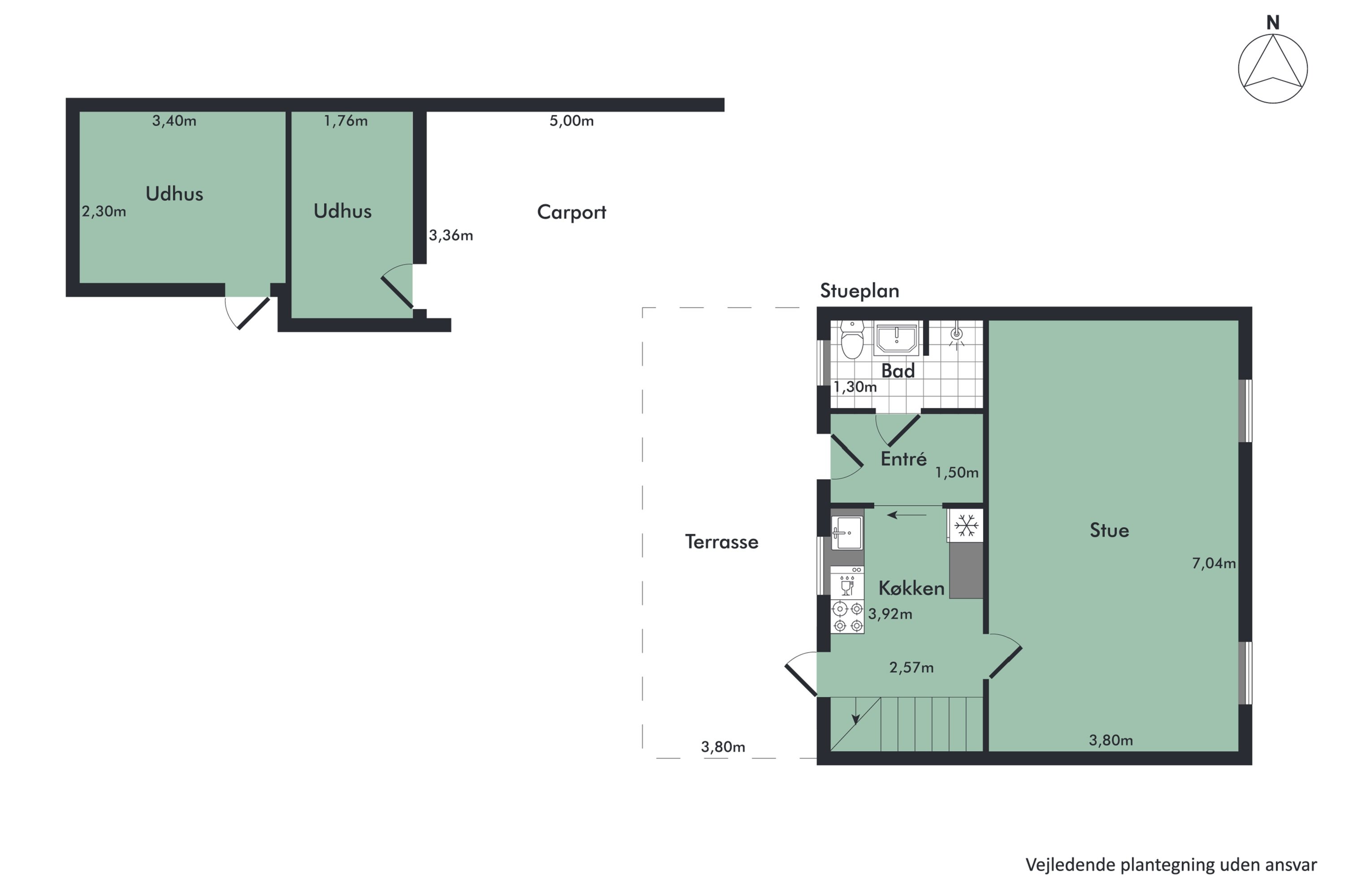 Plantegninger billede af Pumpestræde 12A, 9230 Svenstrup J