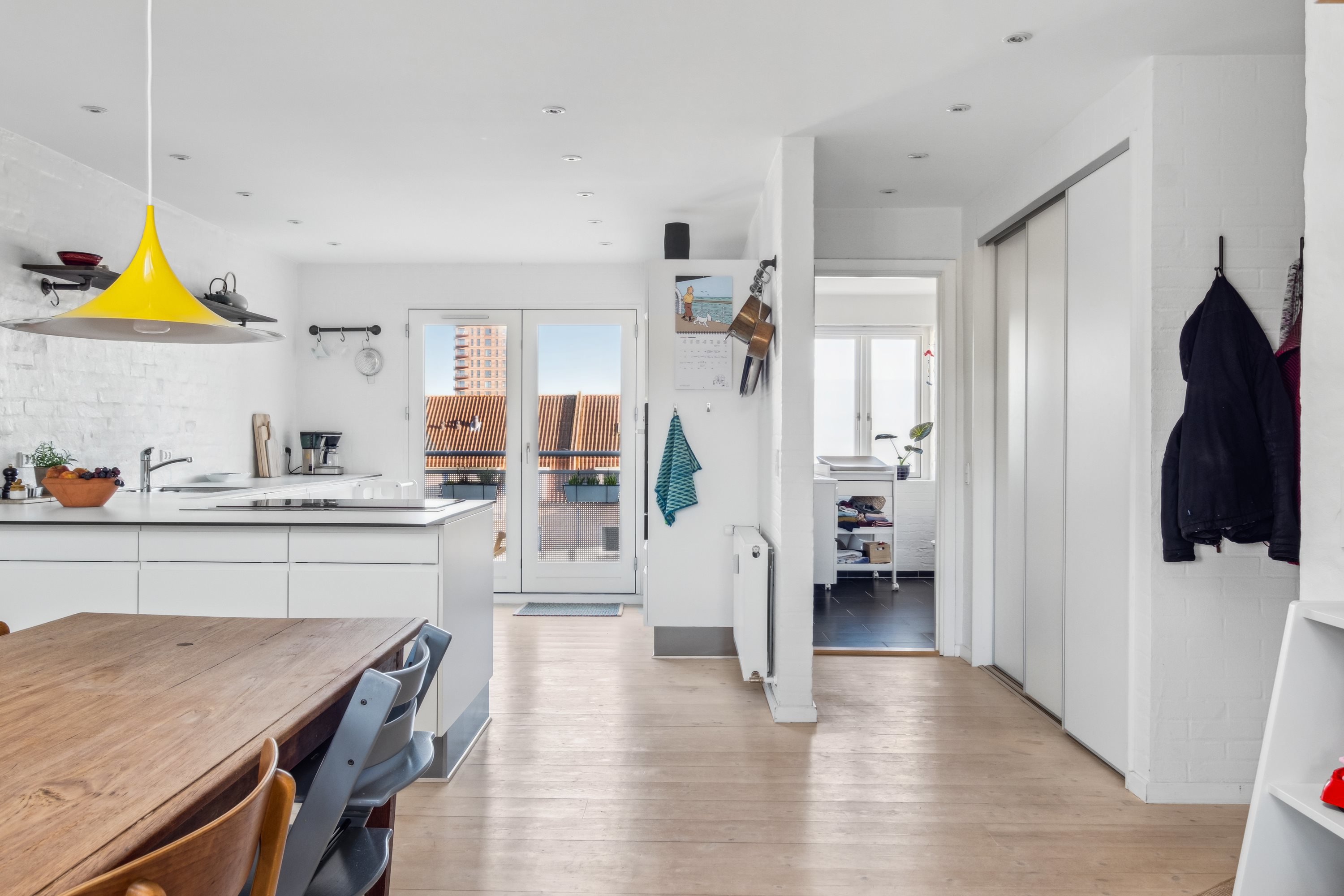 Fremhævet køkken-alrum billede i fuldskærmstilstand. Billede af Schleppegrellsgade 80, 4. tv., 9000 Aalborg