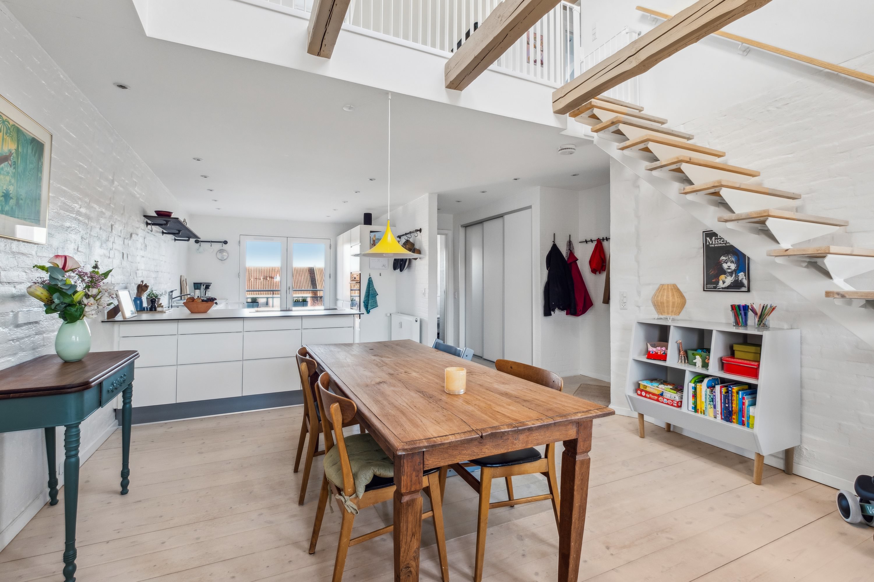 Miniaturebillede 2: køkken-alrum. Billede af Schleppegrellsgade 80, 4. tv., 9000 Aalborg