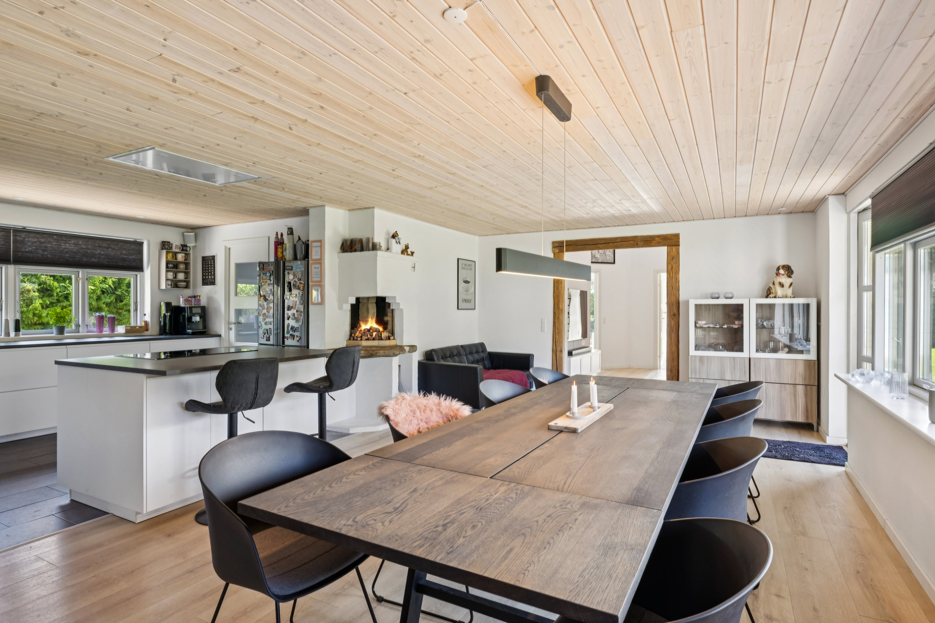 Fremhævet stue billede i fuldskærmstilstand. Billede af Fasanvej 1B, Thorsager, 8410 Rønde