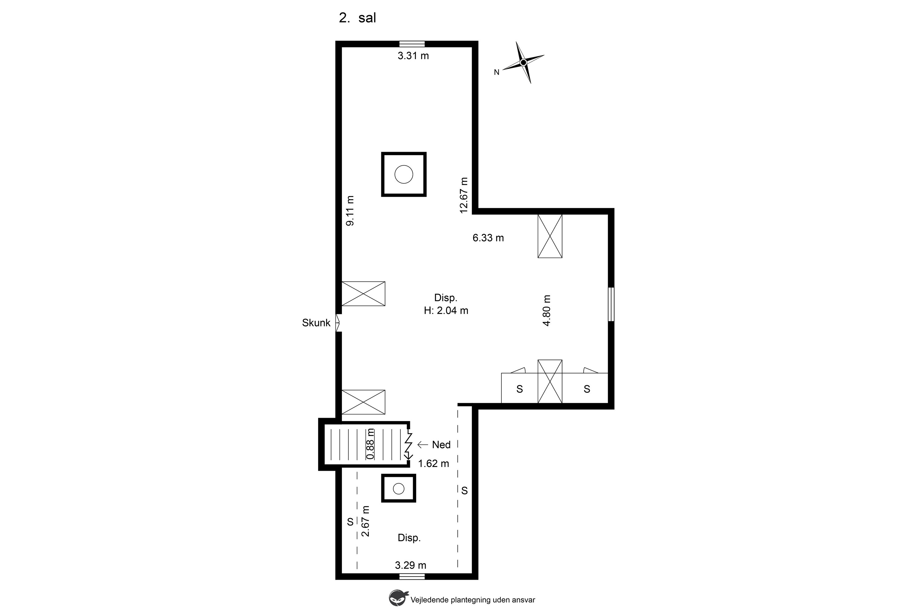 Plantegninger billede af Kirkevej 175A, 2791 Dragør