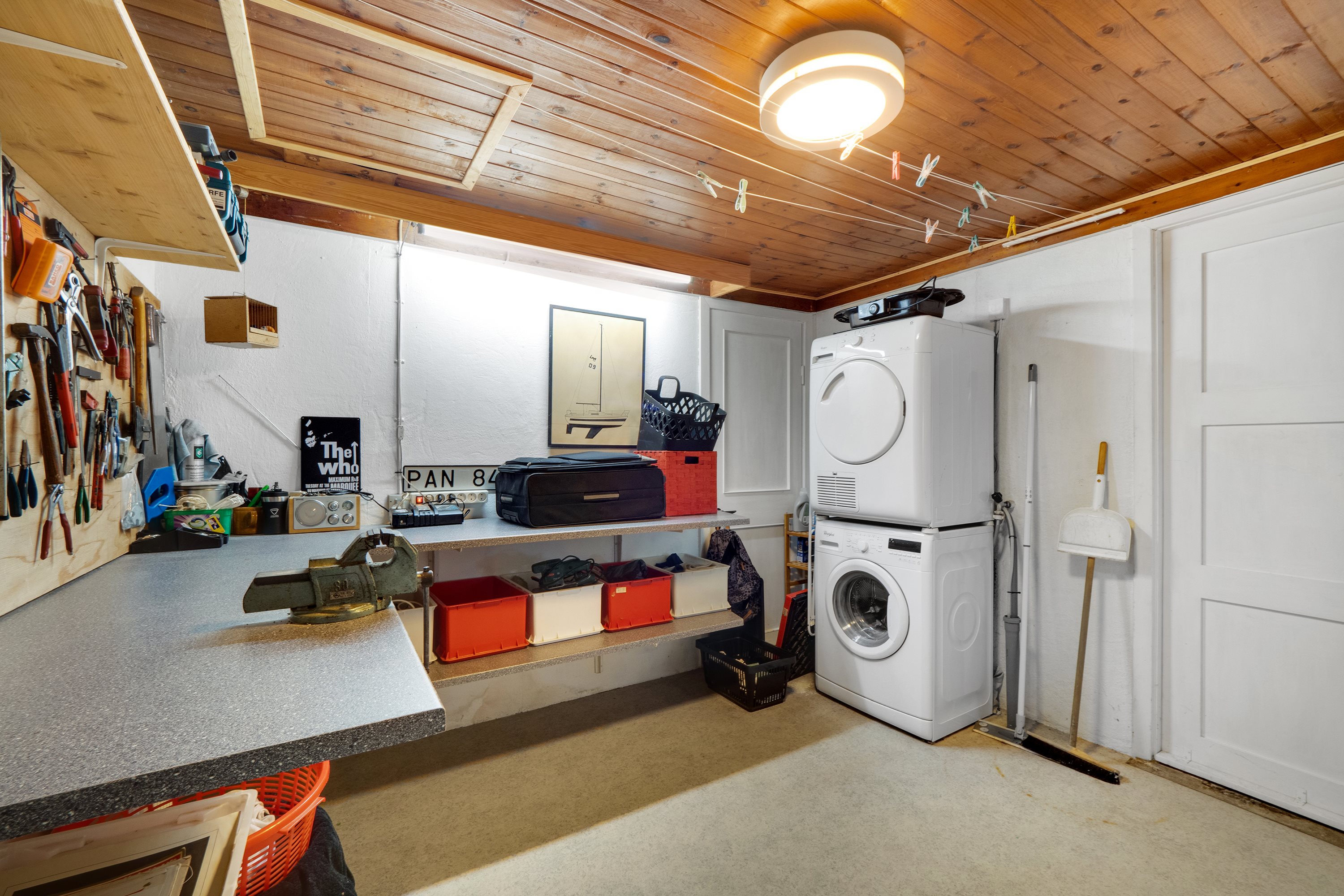 Fremhævet vaskerum billede i fuldskærmstilstand. Billede af Porshøjvej 46, 7800 Skive