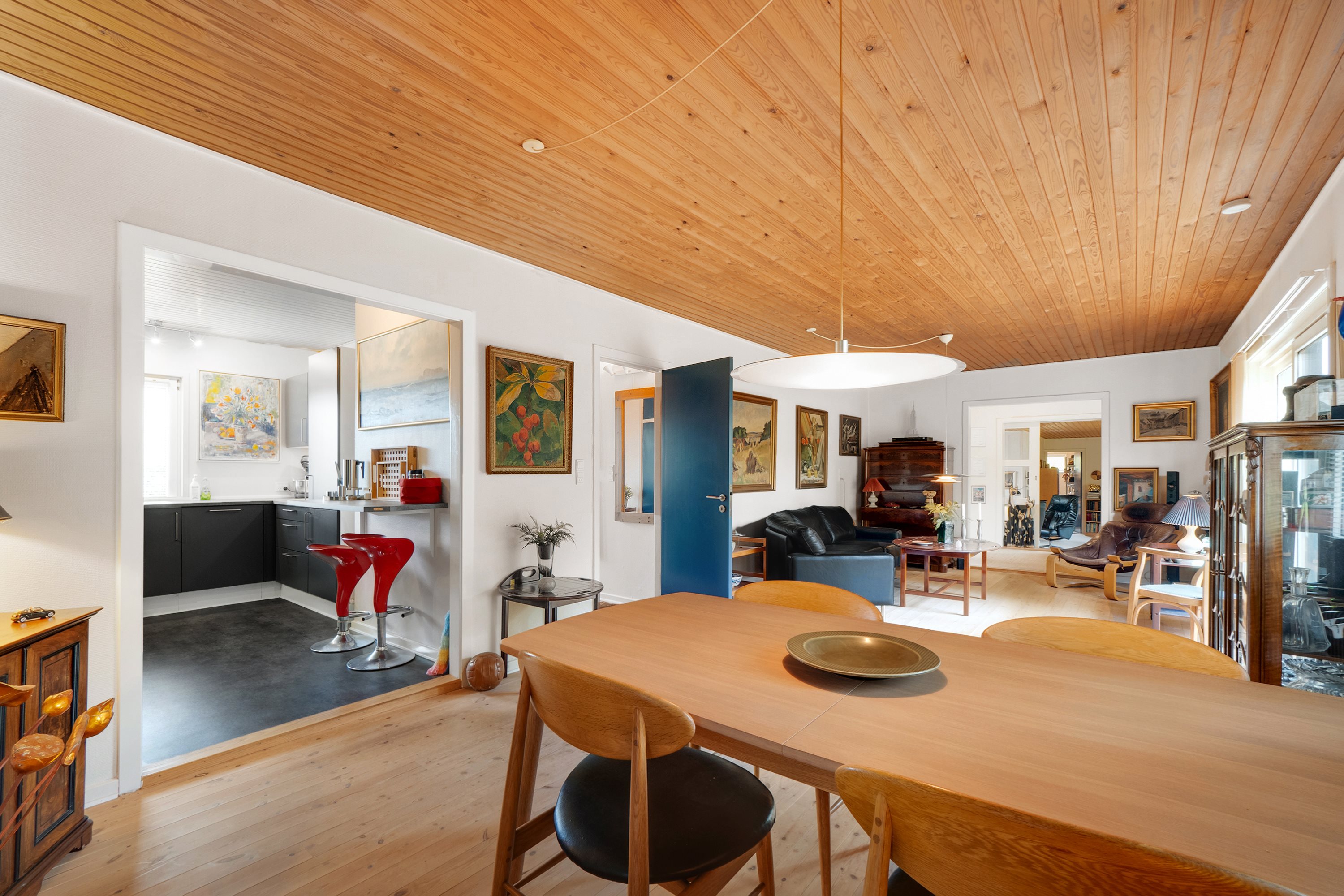 Fremhævet stue billede i fuldskærmstilstand. Billede af Porshøjvej 46, 7800 Skive