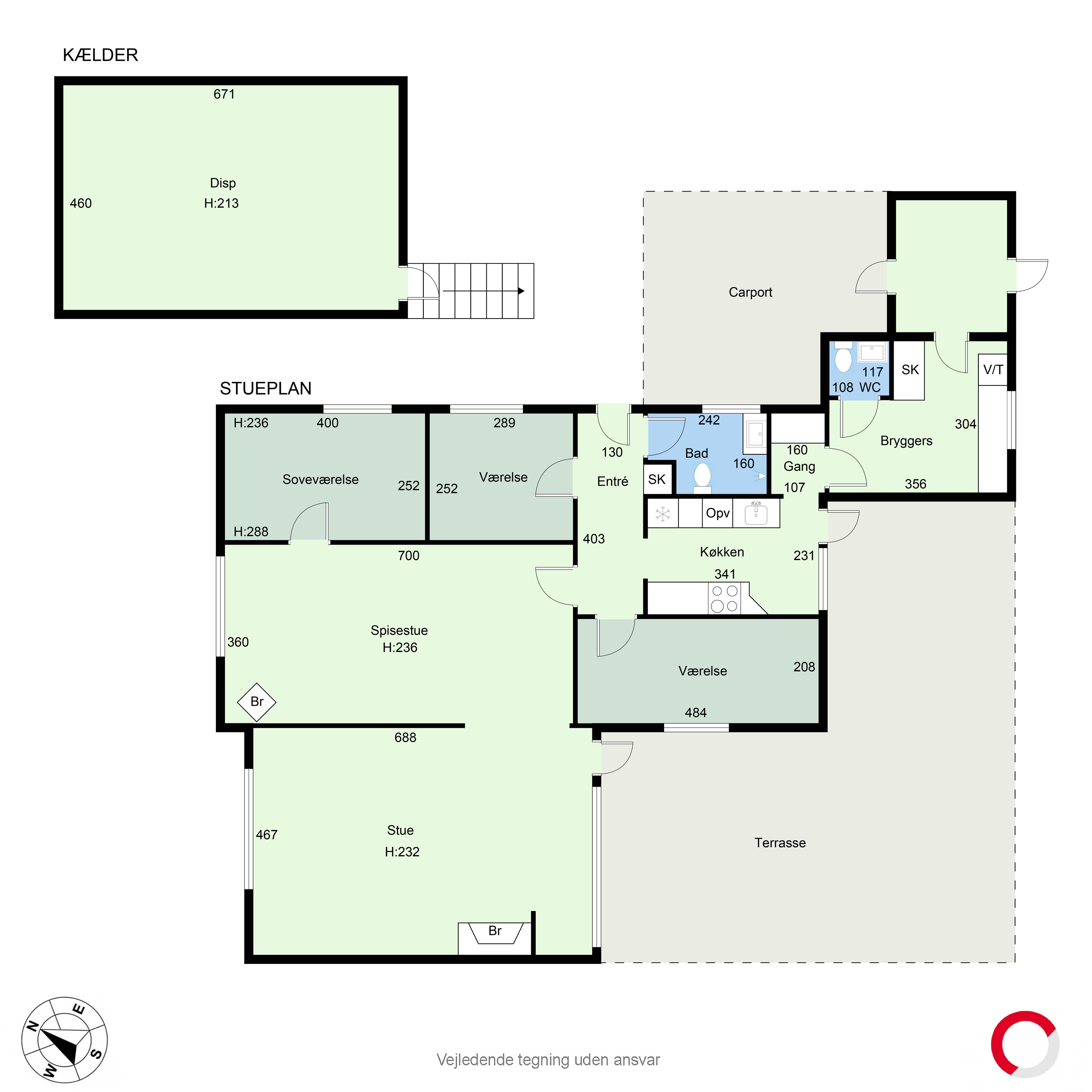 Plantegninger billede af Risdalsvej 17, 8260 Viby J