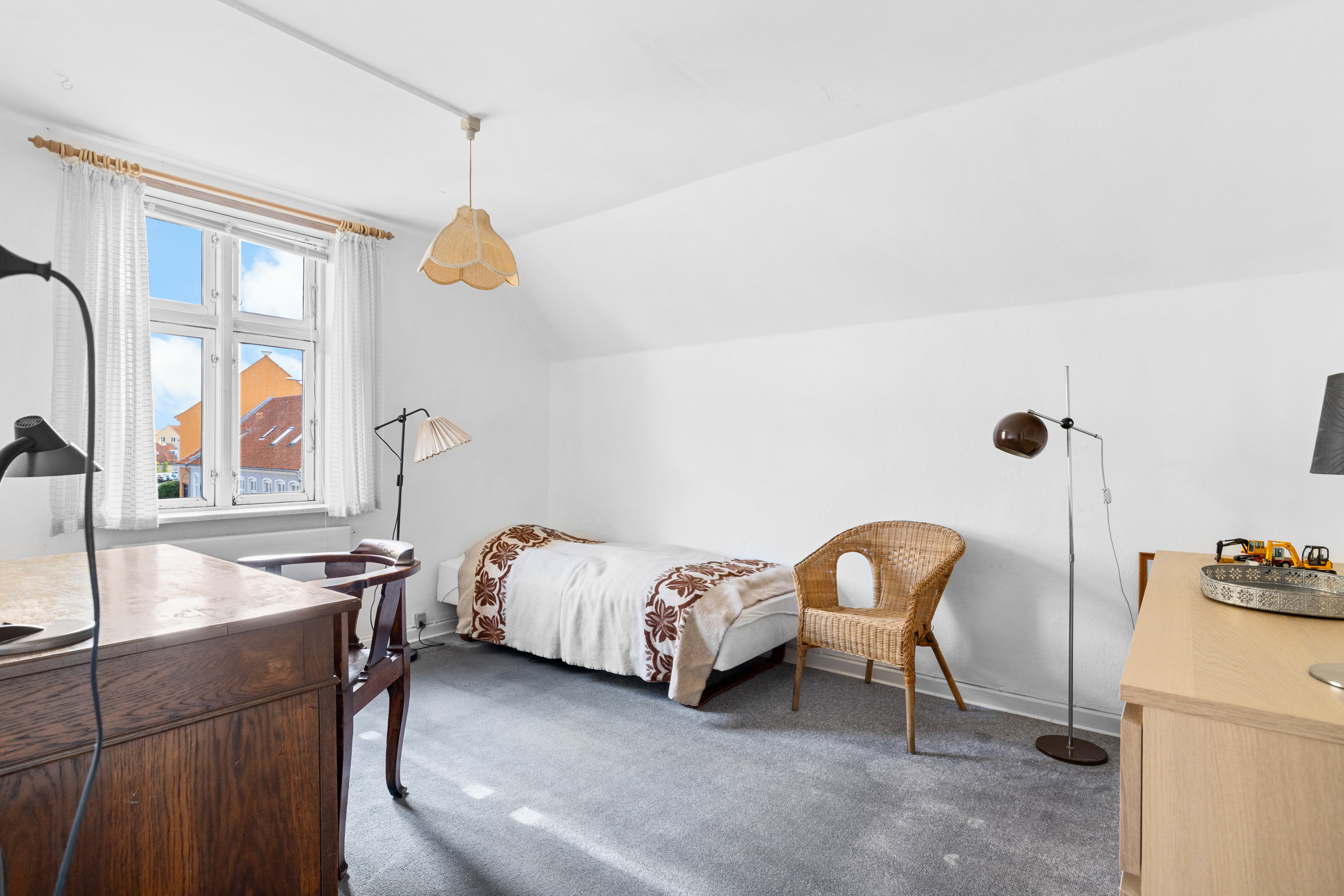 Fremhævet soveværelse billede i fuldskærmstilstand. Billede af Odensevej 2, 5600 Faaborg