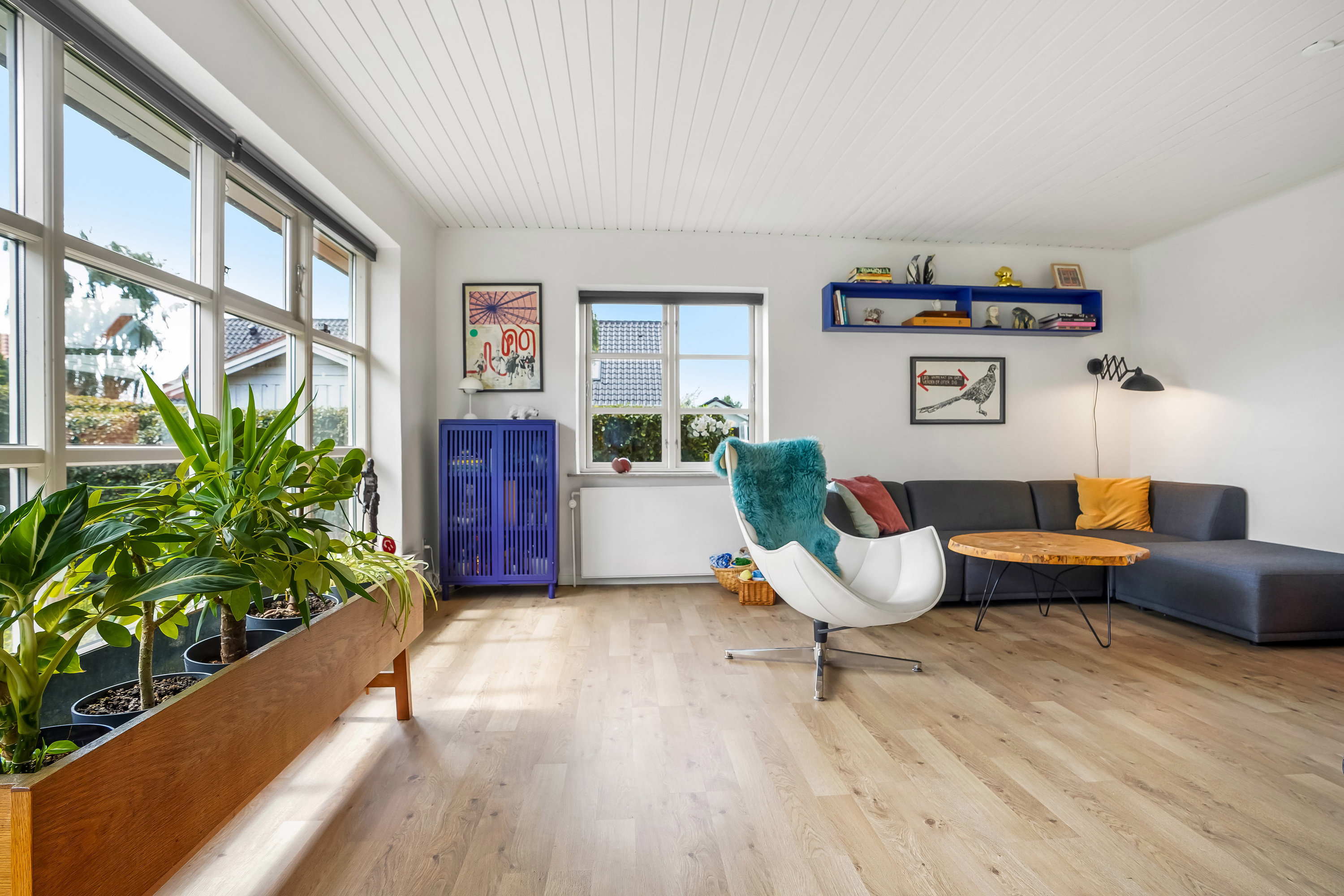 Fremhævet stue billede i fuldskærmstilstand. Billede af Muslingevej 35, Seden, 5240 Odense NØ