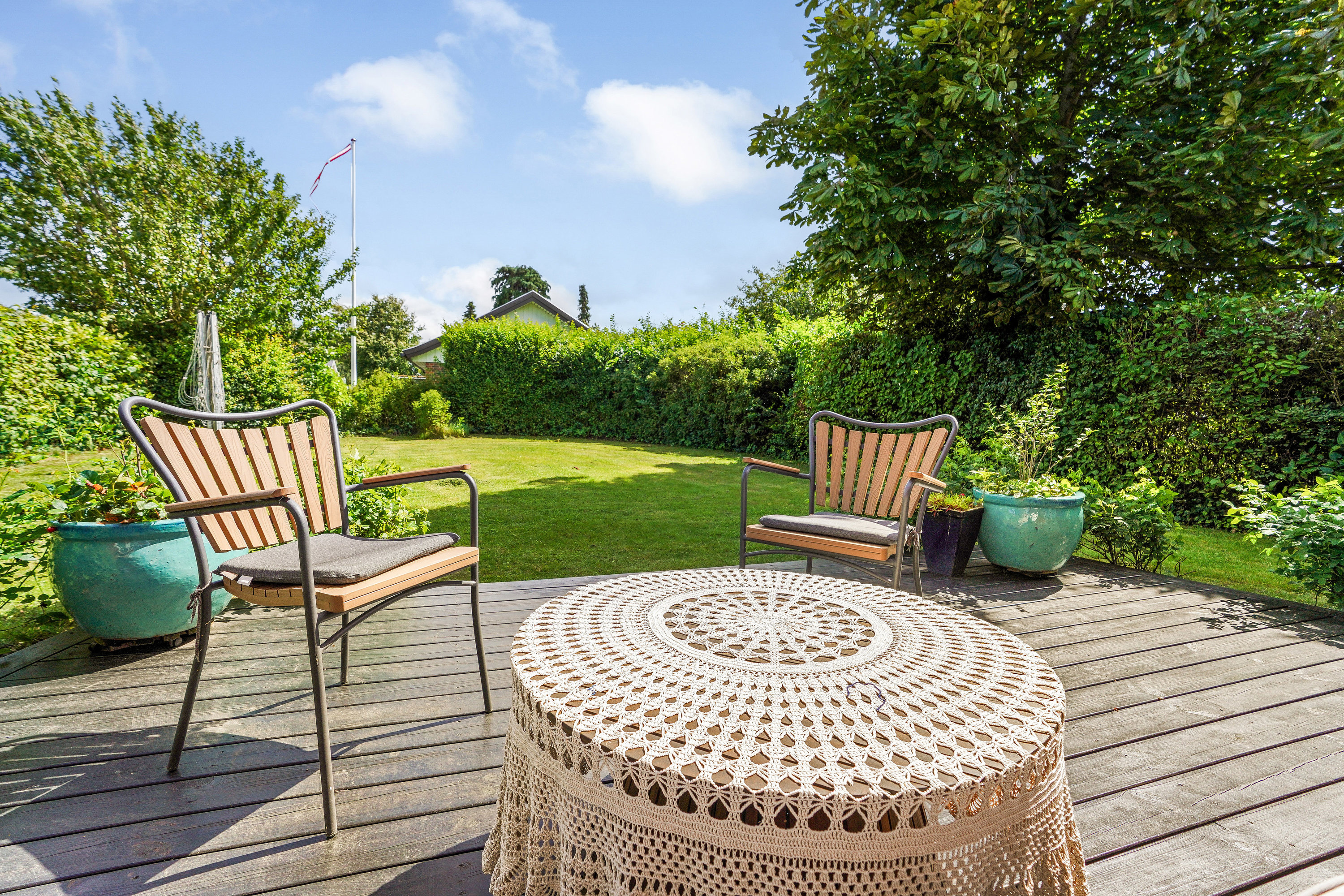 Fremhævet terrasse billede i fuldskærmstilstand. Billede af Muslingevej 35, Seden, 5240 Odense NØ