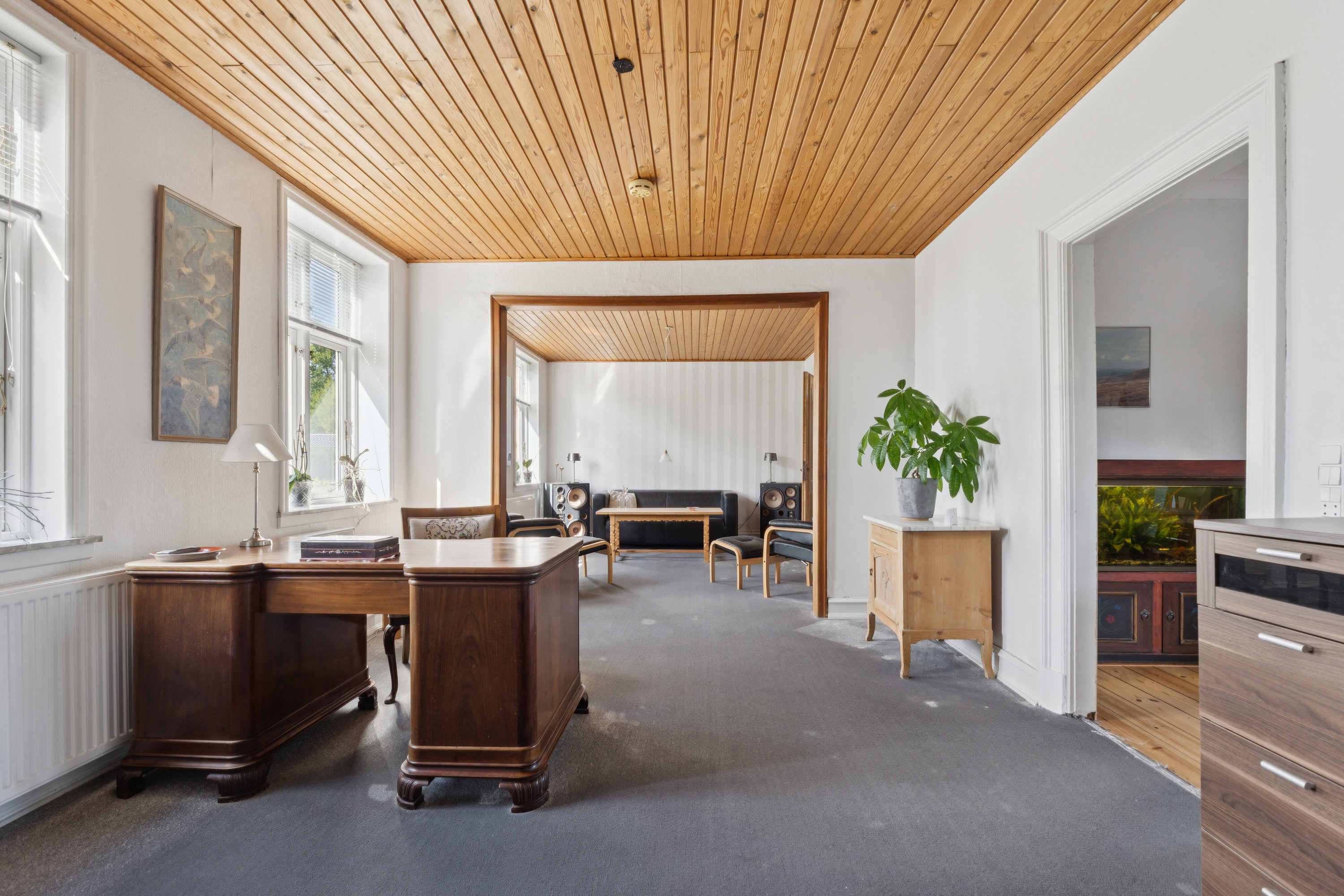 Fremhævet stue billede i fuldskærmstilstand. Billede af Christianslundsvej 35, 5800 Nyborg