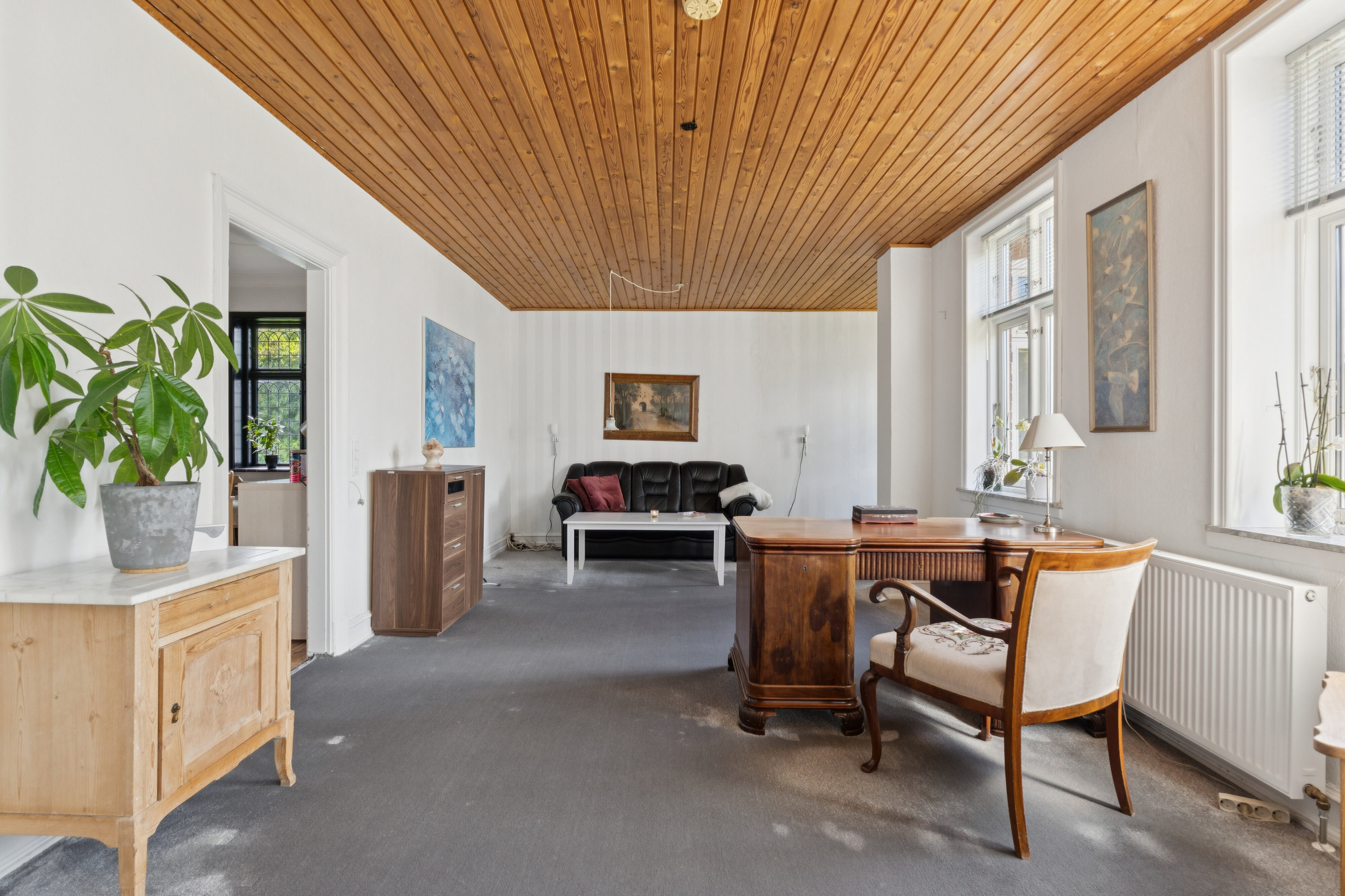 Fremhævet stue billede i fuldskærmstilstand. Billede af Christianslundsvej 35, 5800 Nyborg